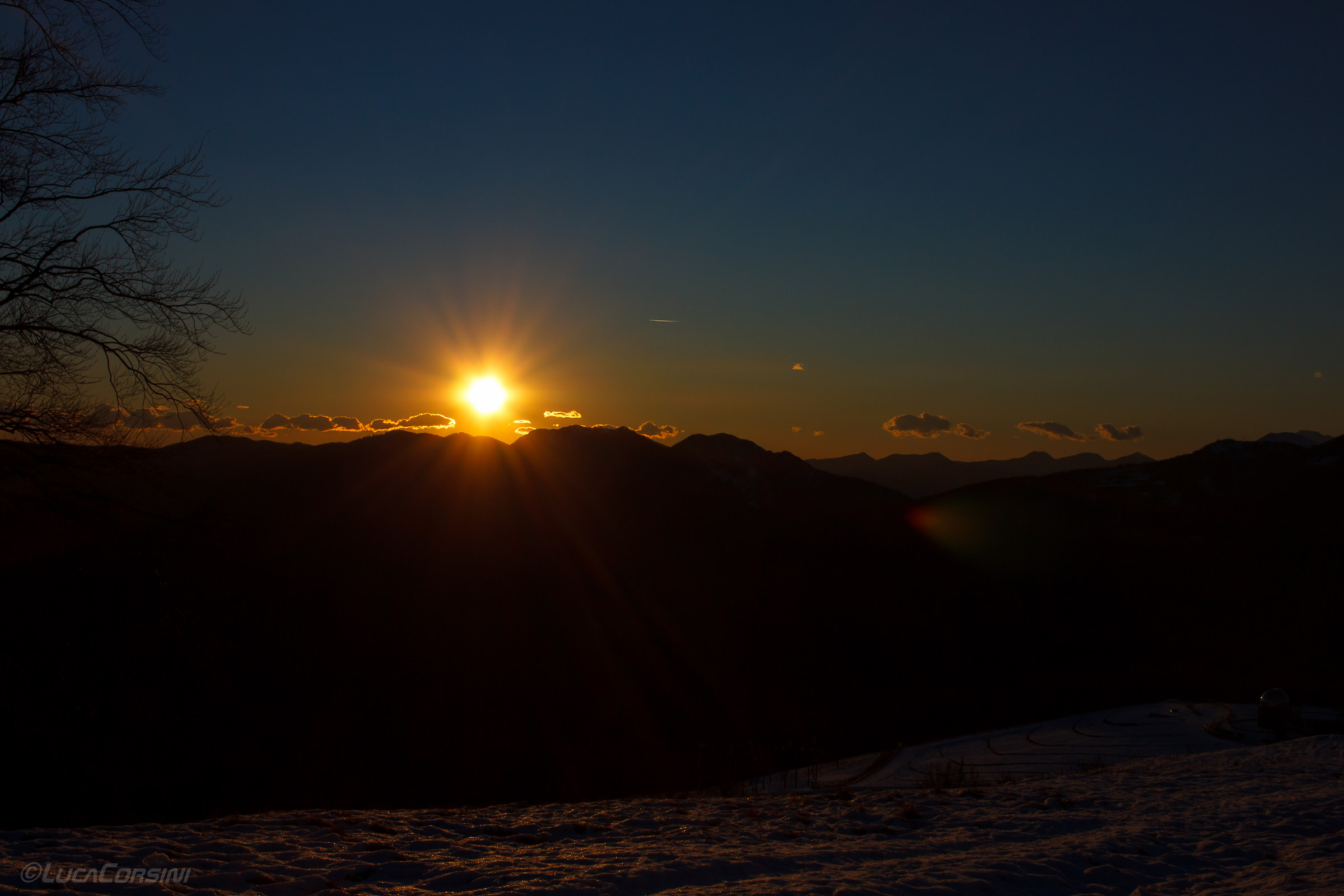 Sunset at Pian dei Termini