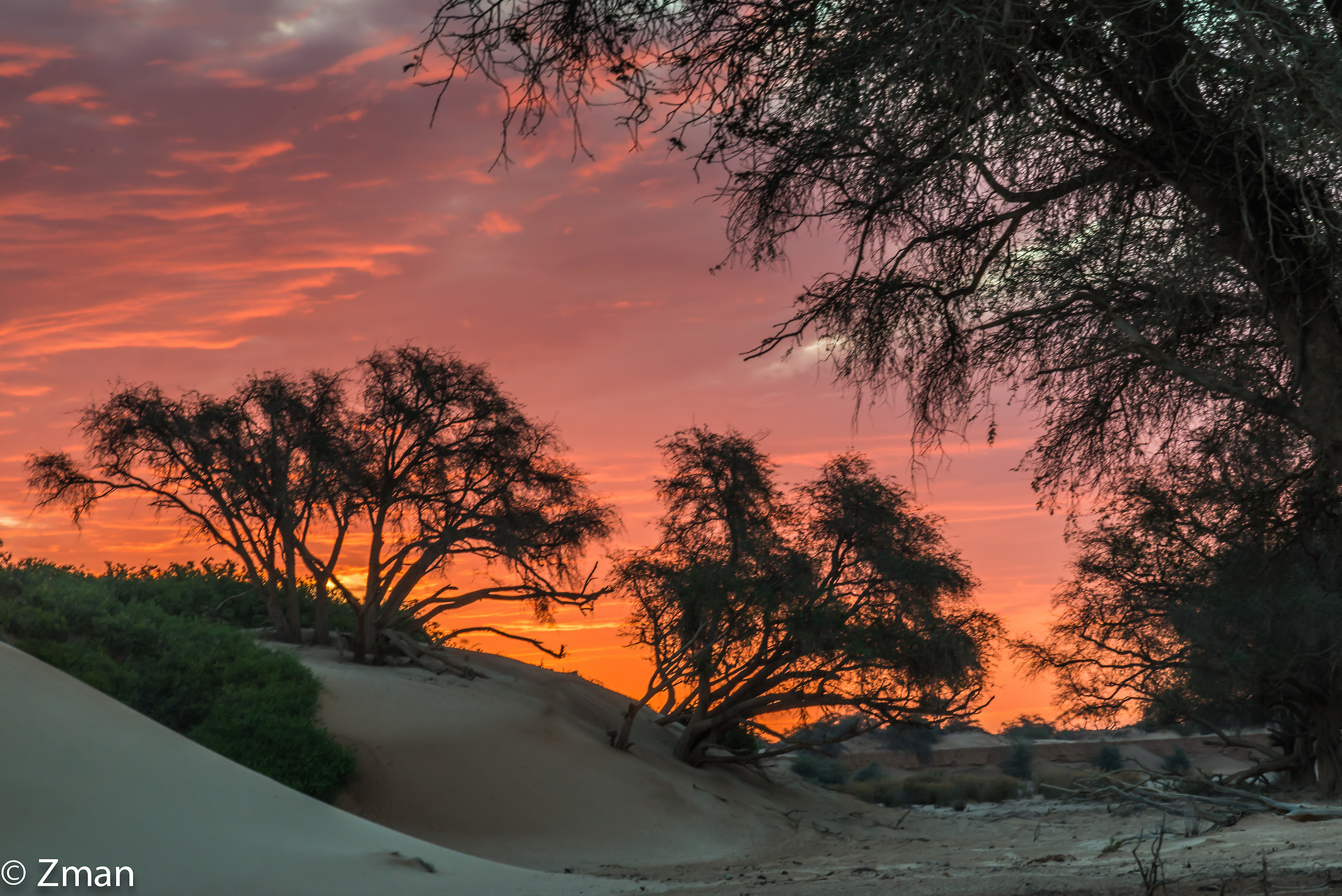 Tramonto a Hoanib Basin