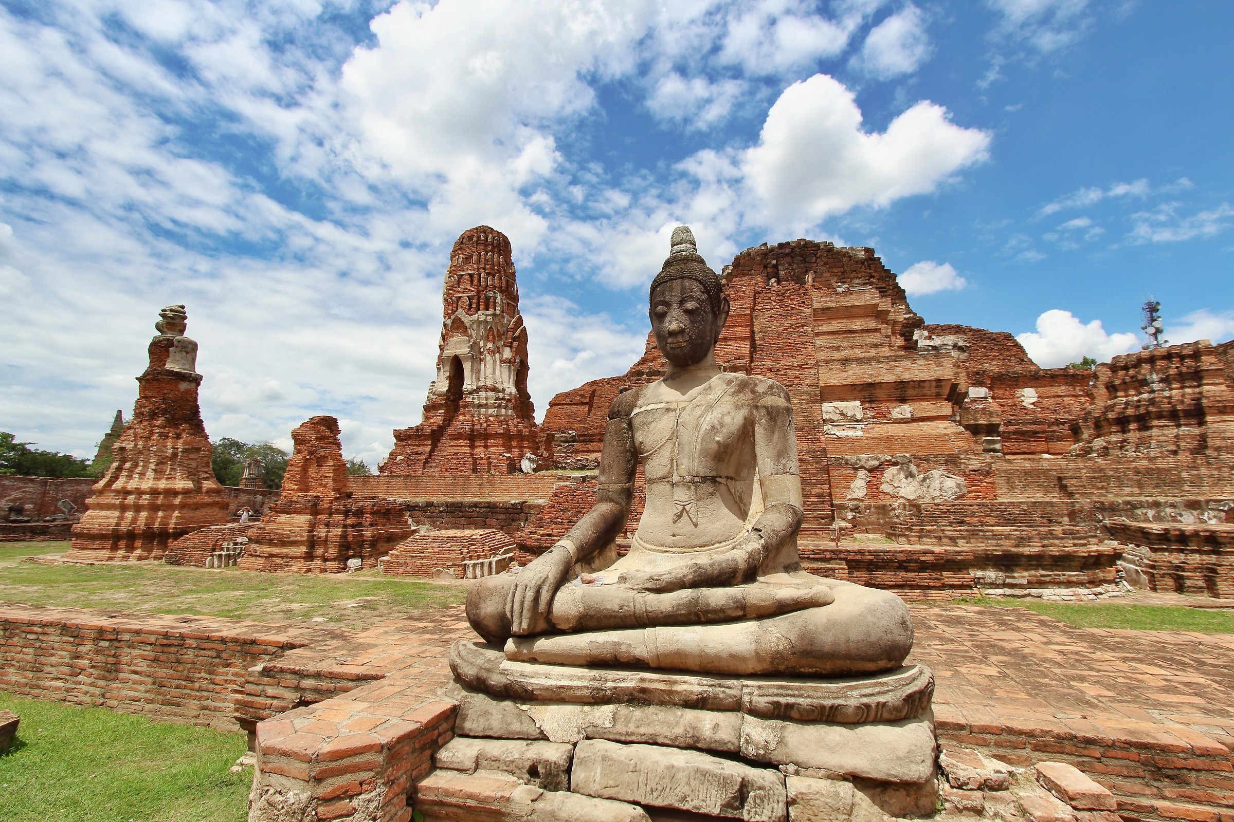 Old temple and perspective