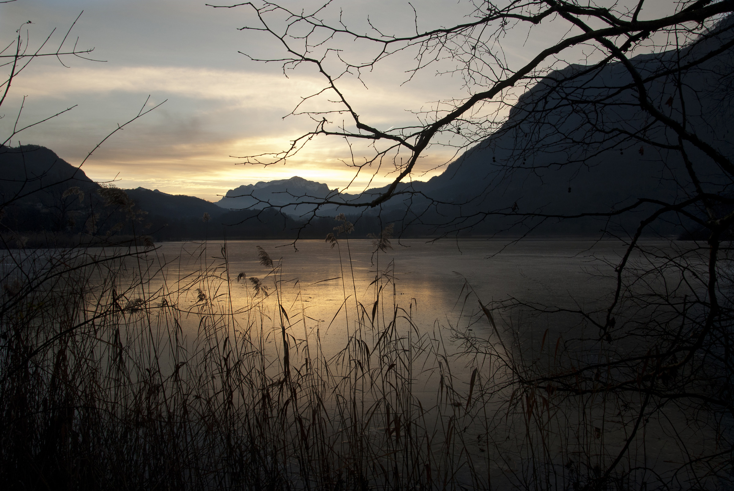 lago del Piano ghiacciato