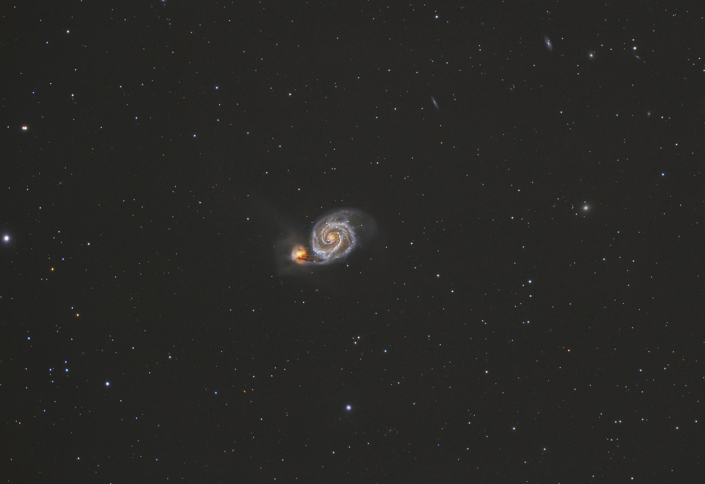 M 51 shooting Takahashi TOA 130 f / 5.8
