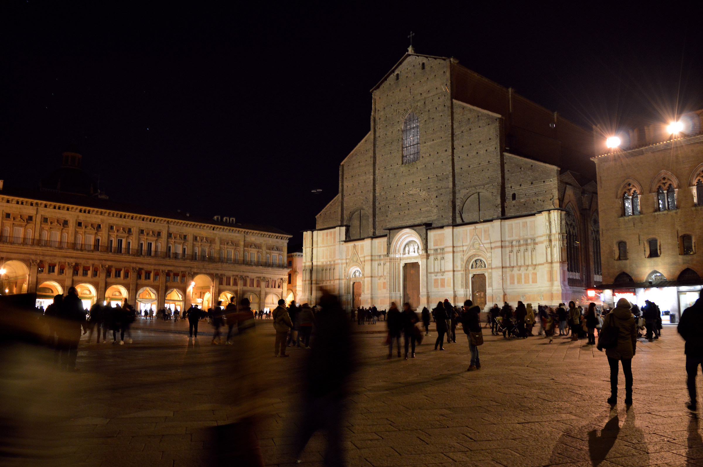 Piazza Maggiore by night