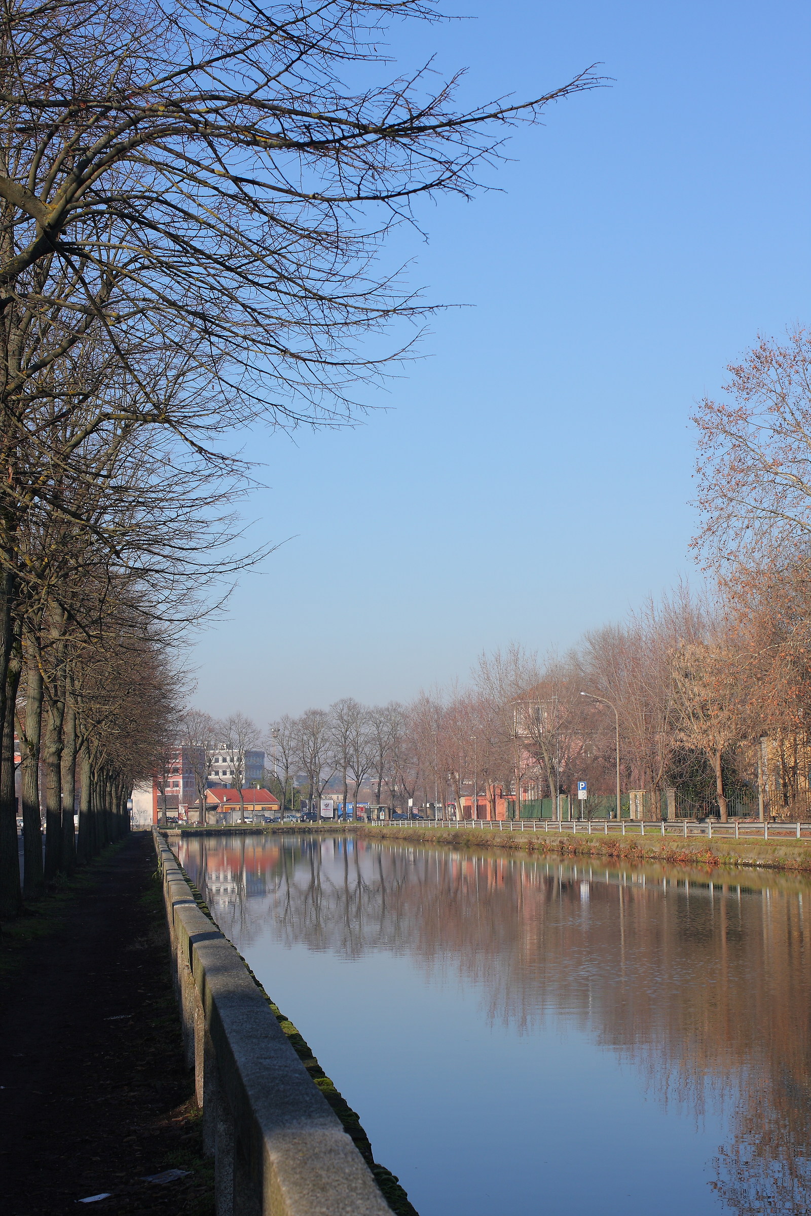 What was the port of Pavia