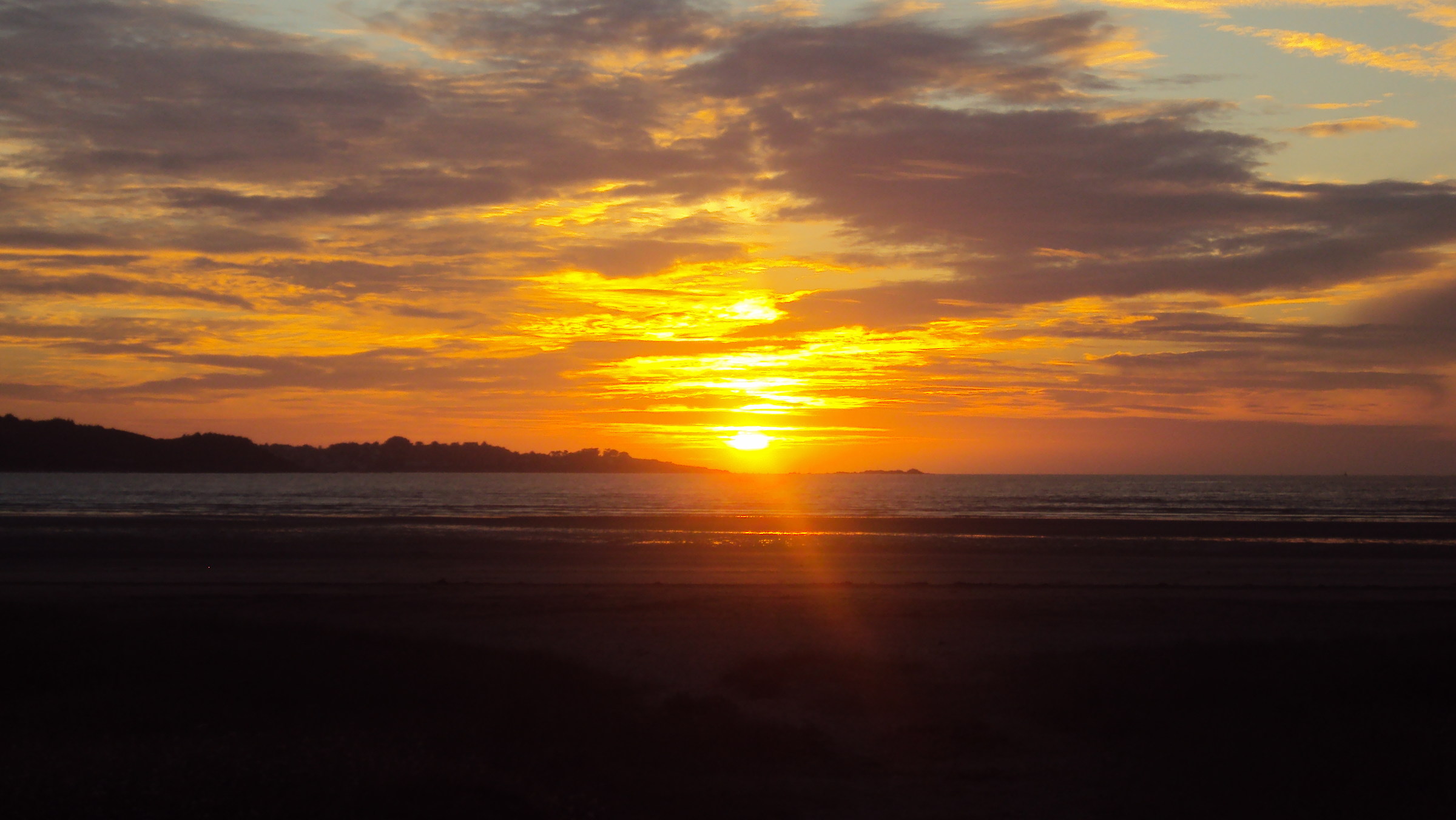 tramonto in bretagna