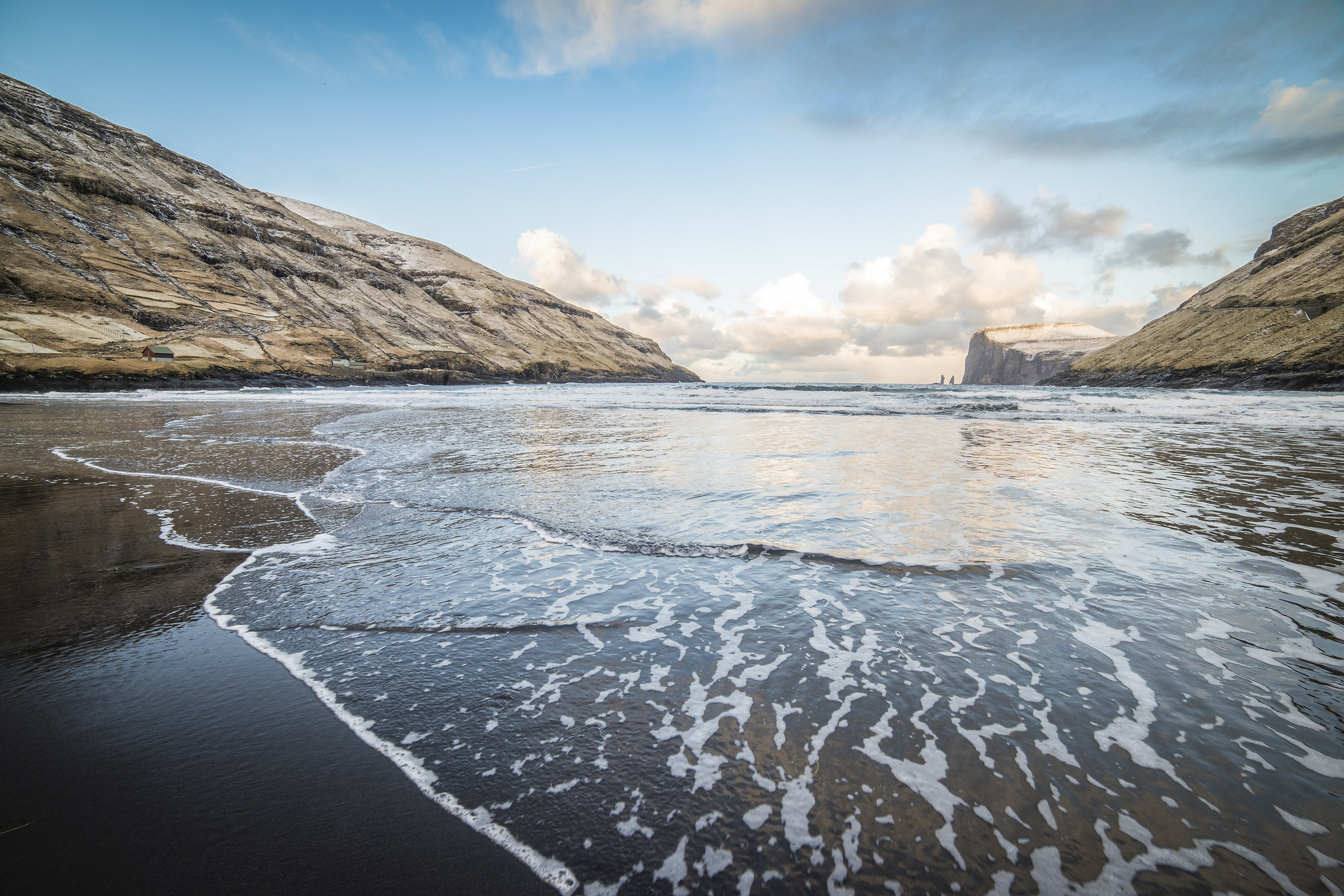 Beach Tjornuvik Faroe Islands