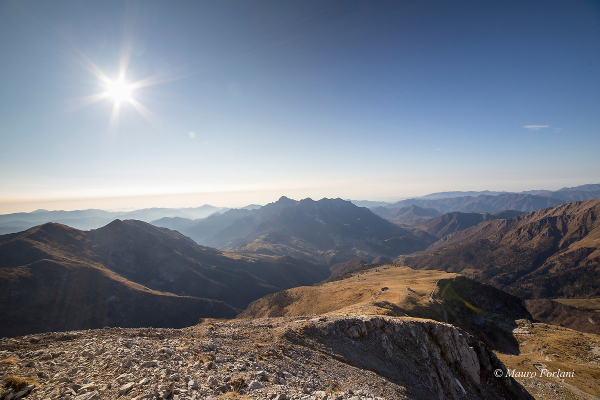 View from Mount Arera!