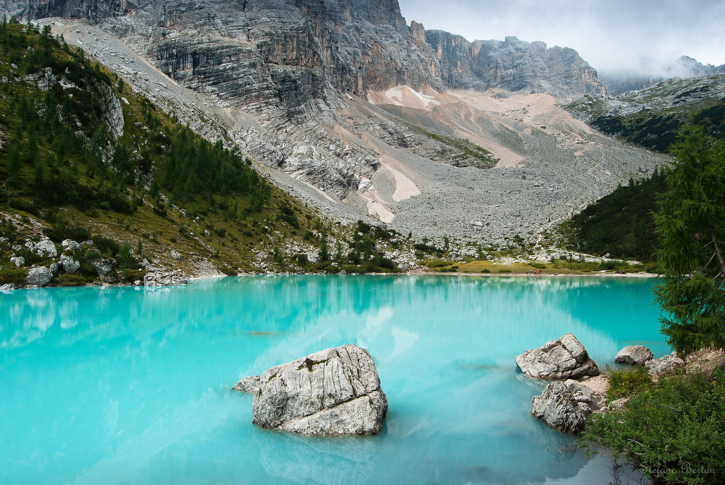 Sorapiss, patch of sky