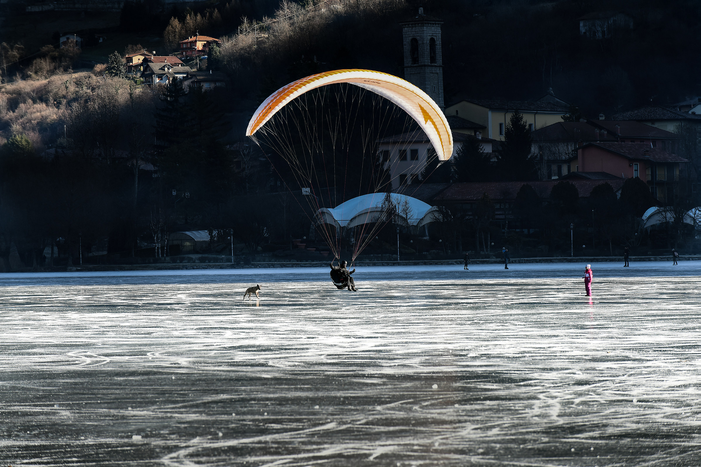 atterraggio....sul ghiaccio