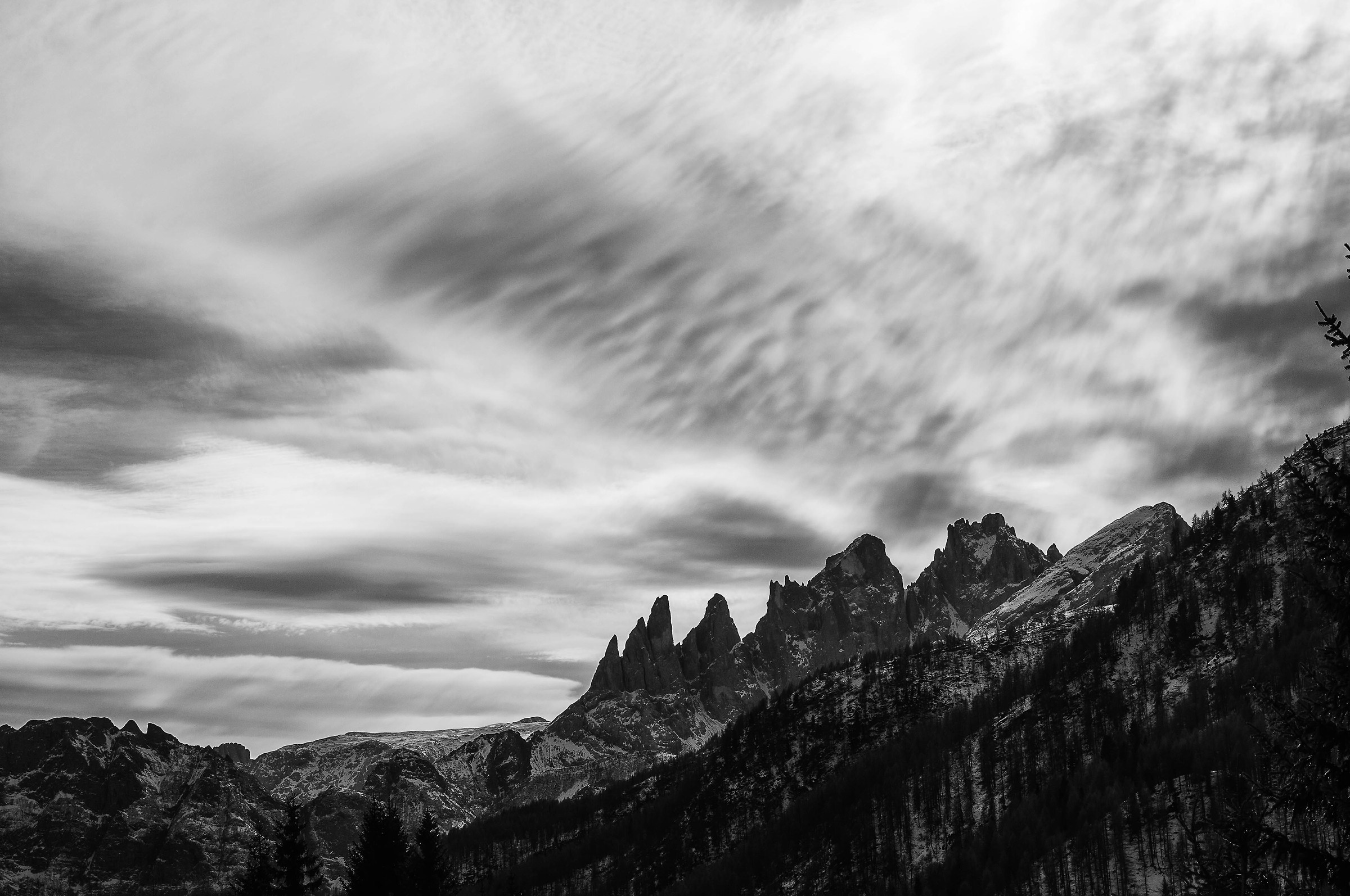Dolomites B & W
