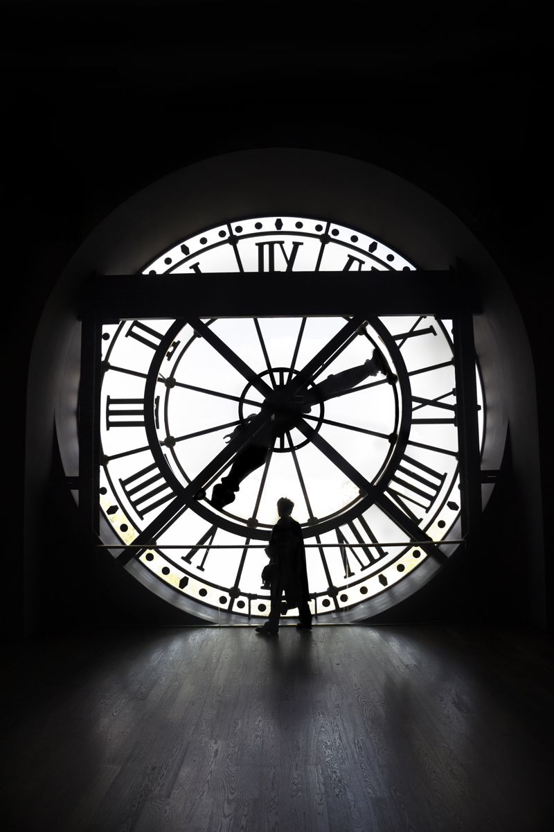 In front of the Clock