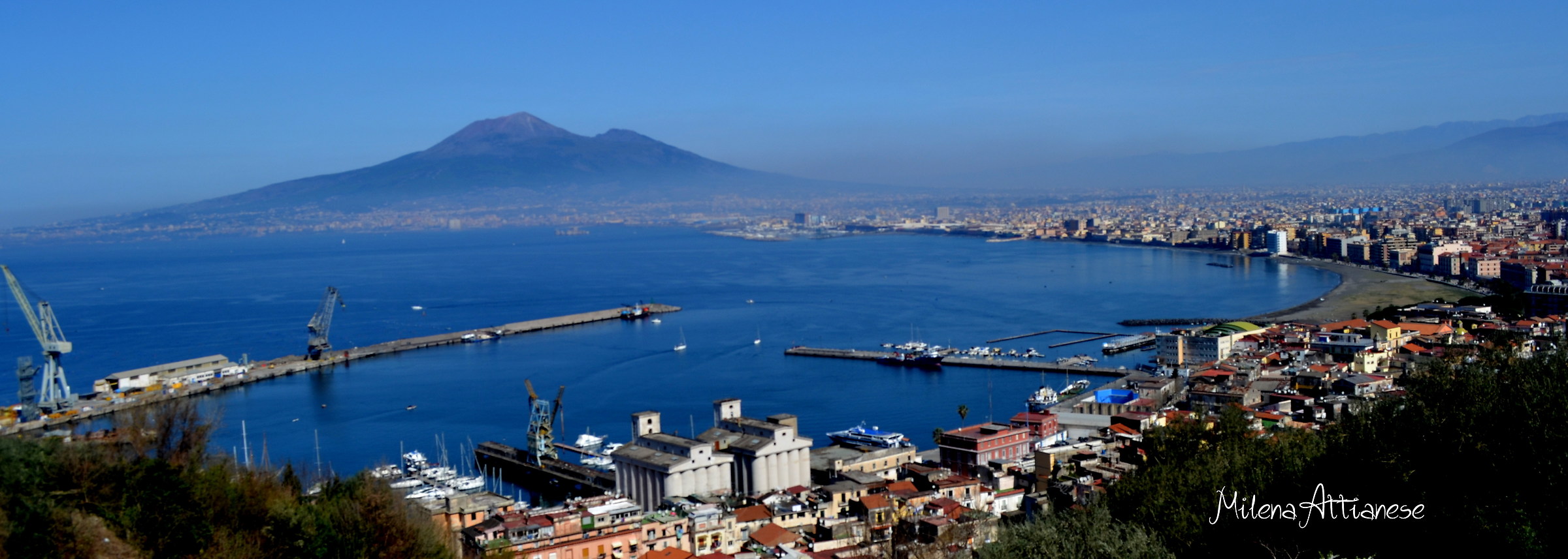Vesuvio e città , Castellammare di stabia (Na)