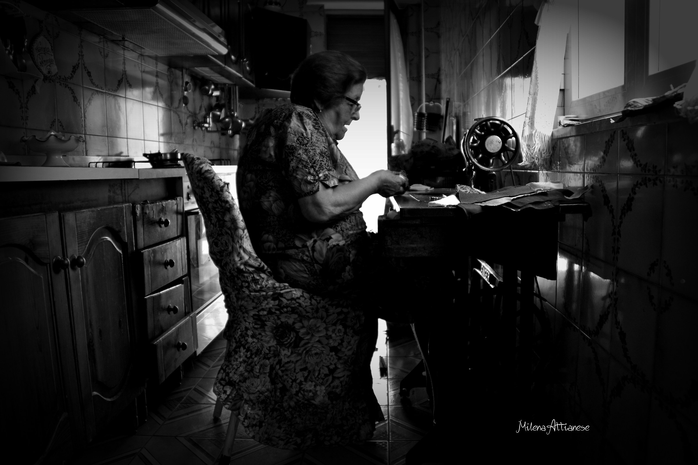 Nonna in bianco e nero 1.