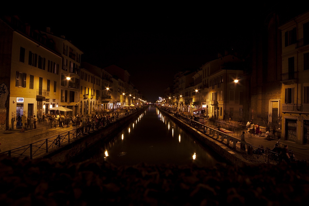 sitting on the bridge