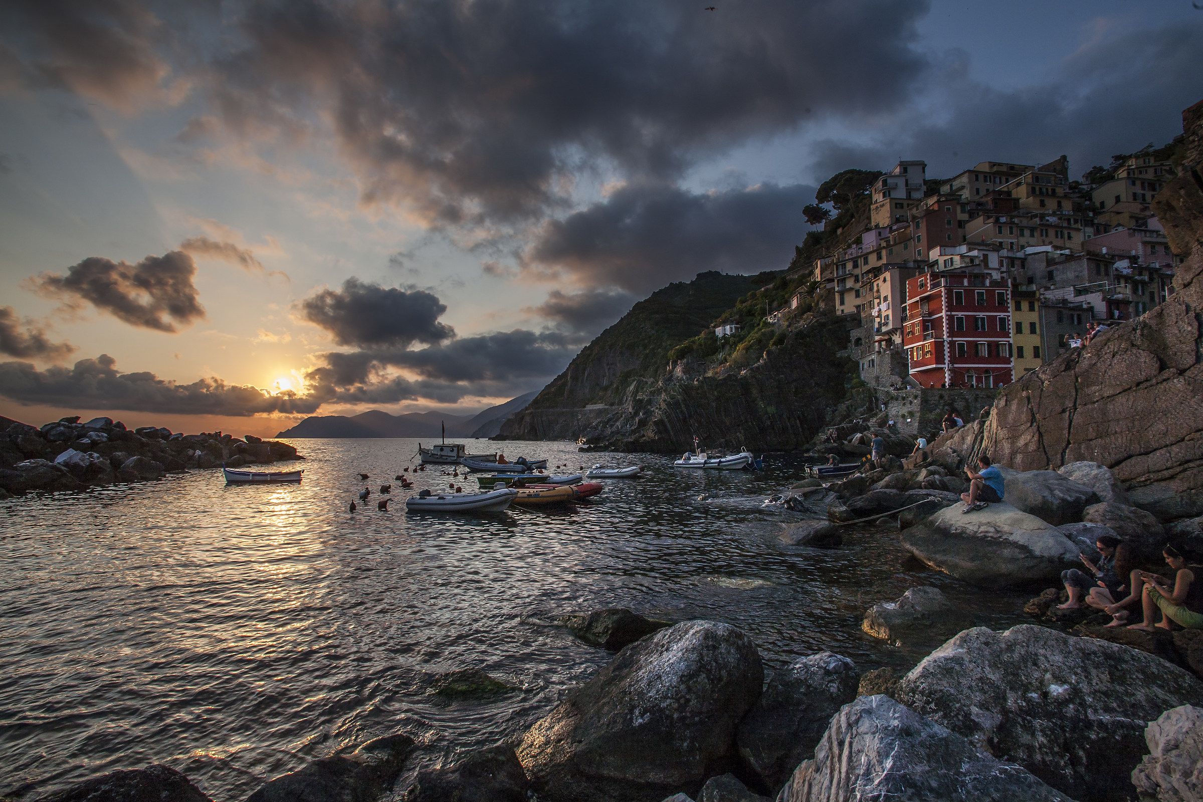Tramonto a Riomaggiore
