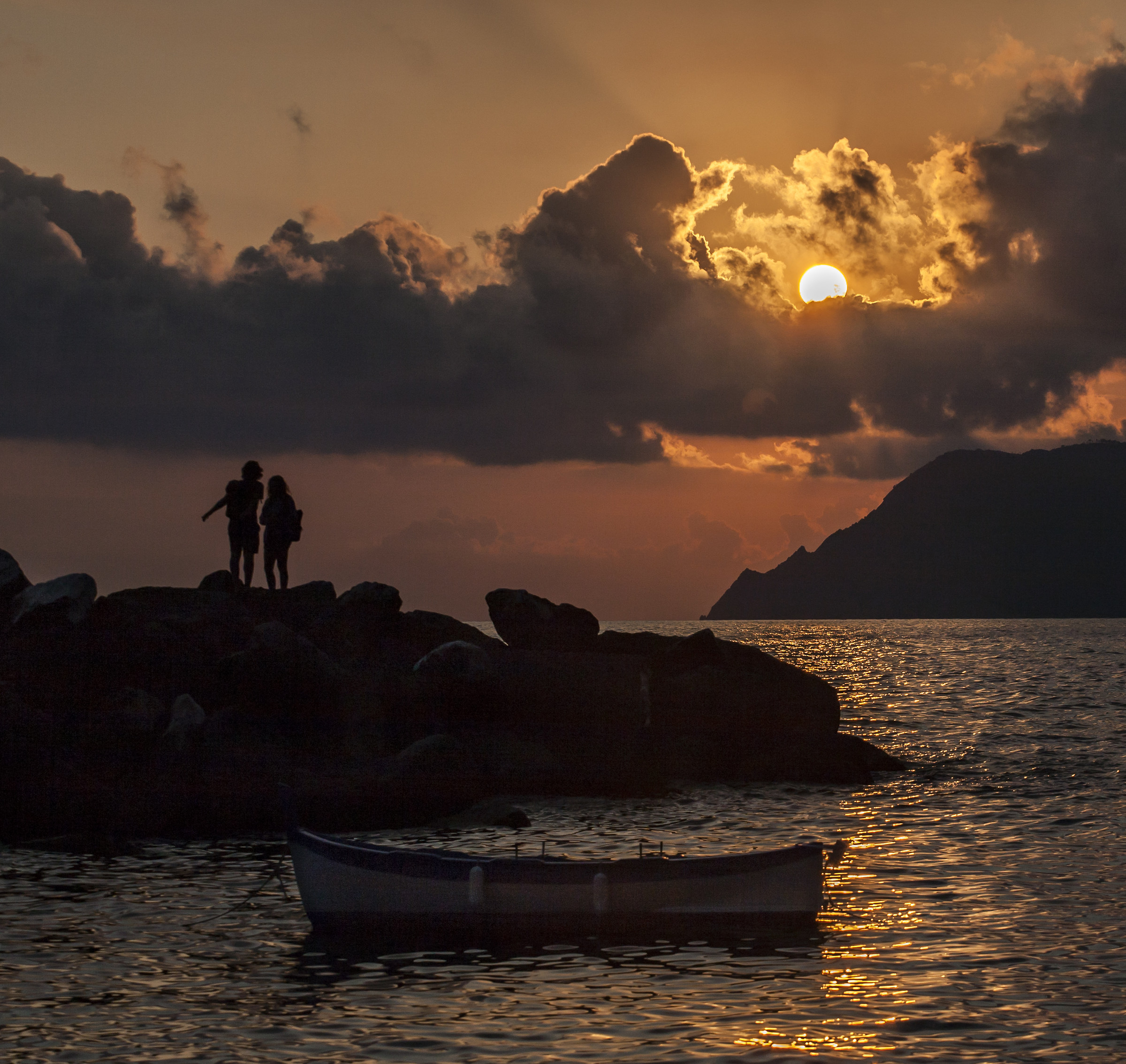 Tramonto a Riomaggiore