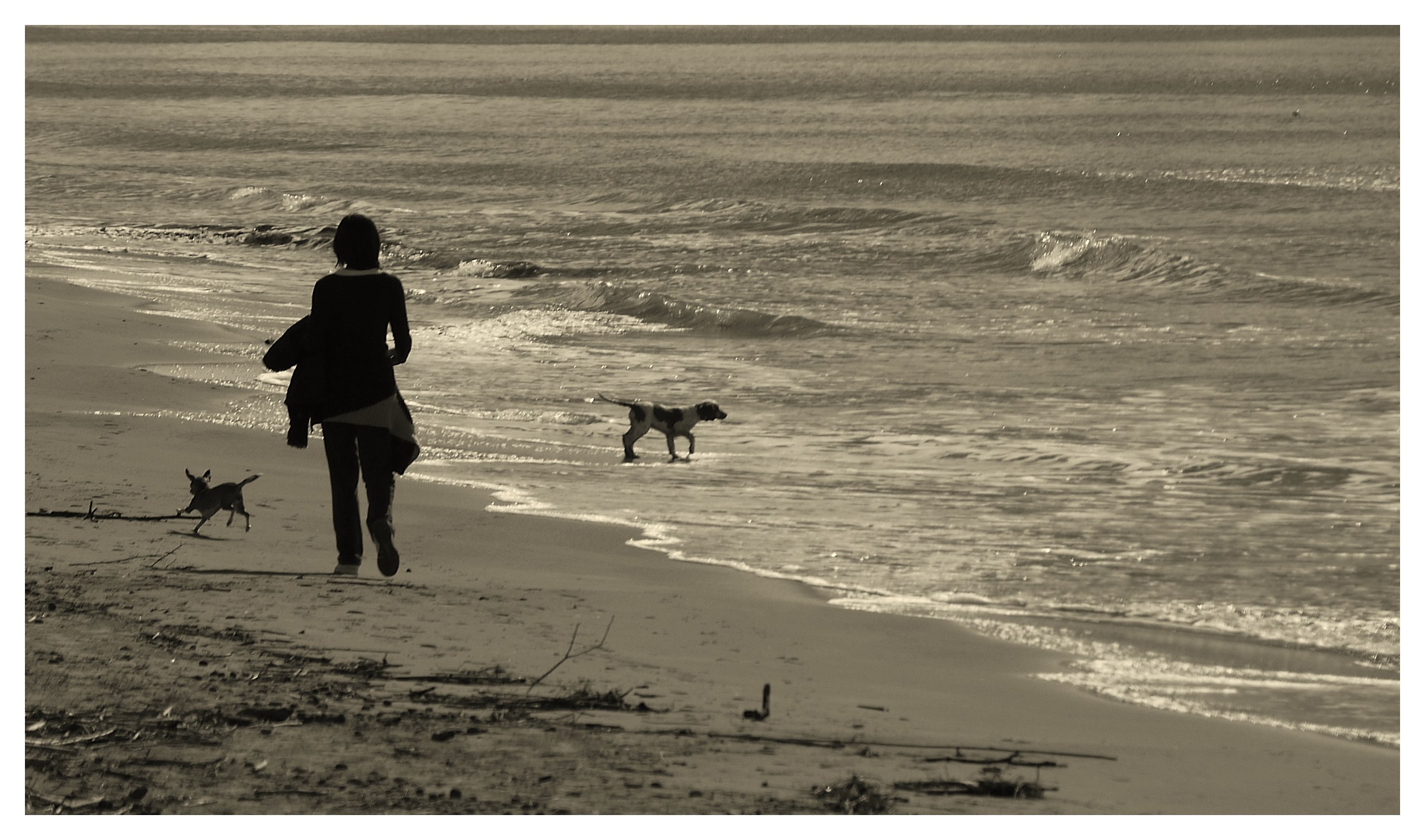 Walk on bagnoasciuga