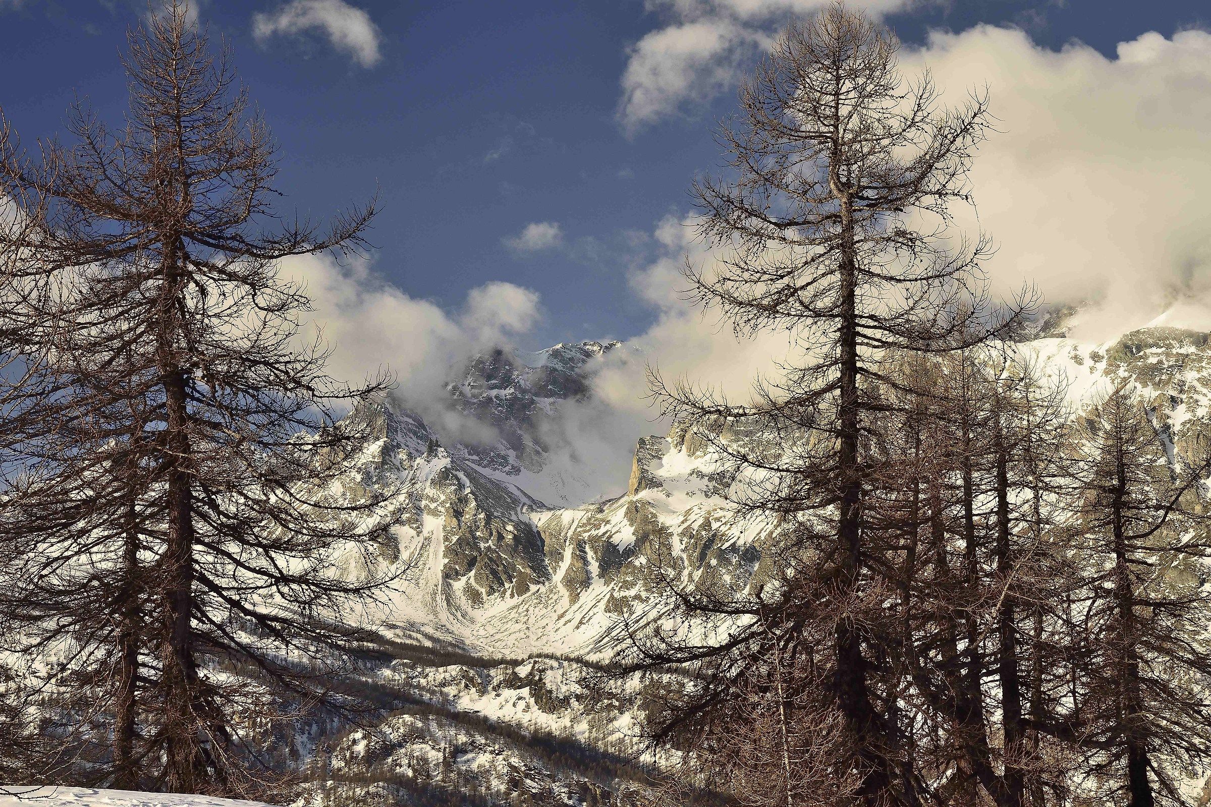 Val Buscagna in the clouds