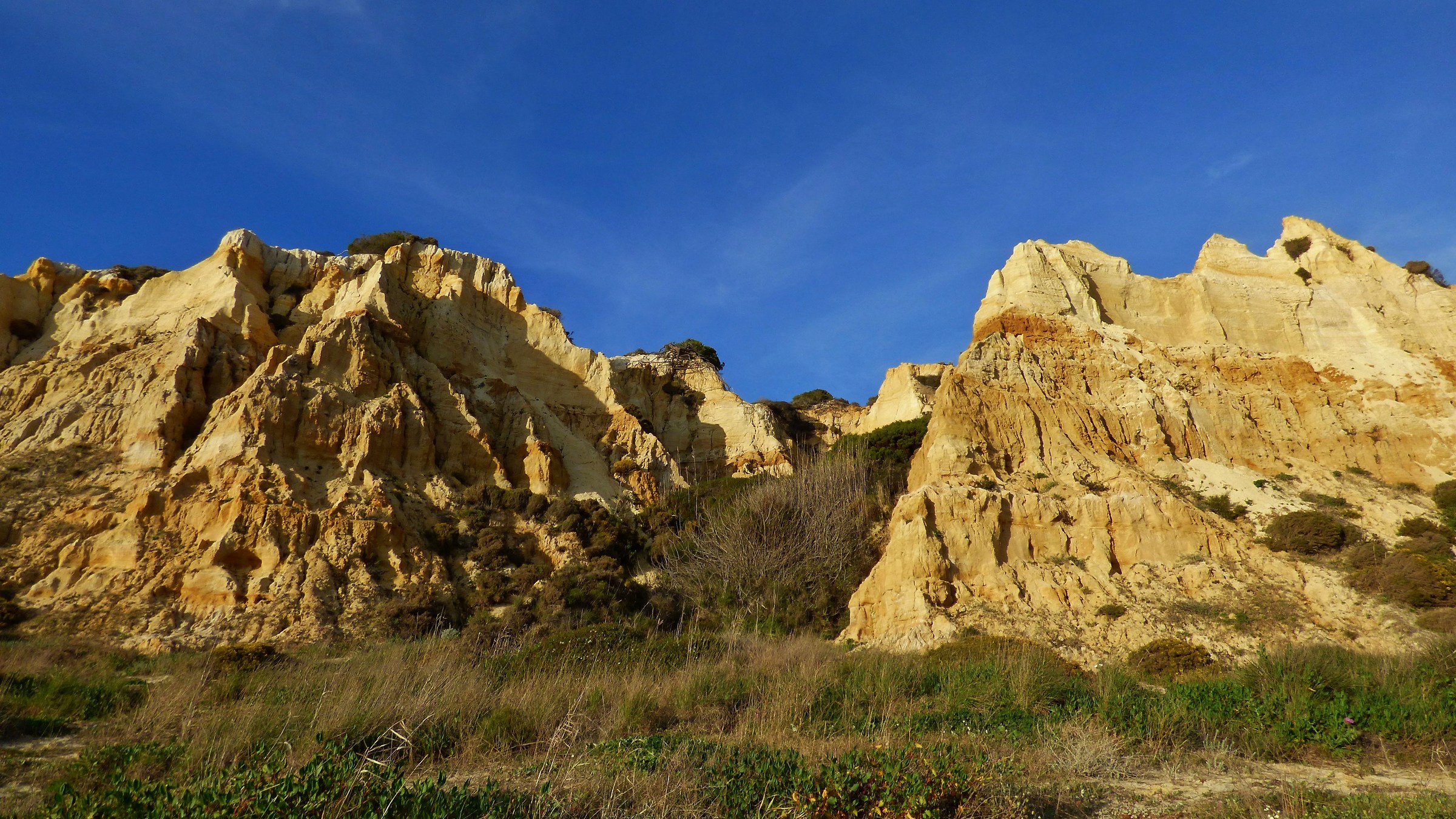 Dunes on the beach of Mazagon, Andalusia