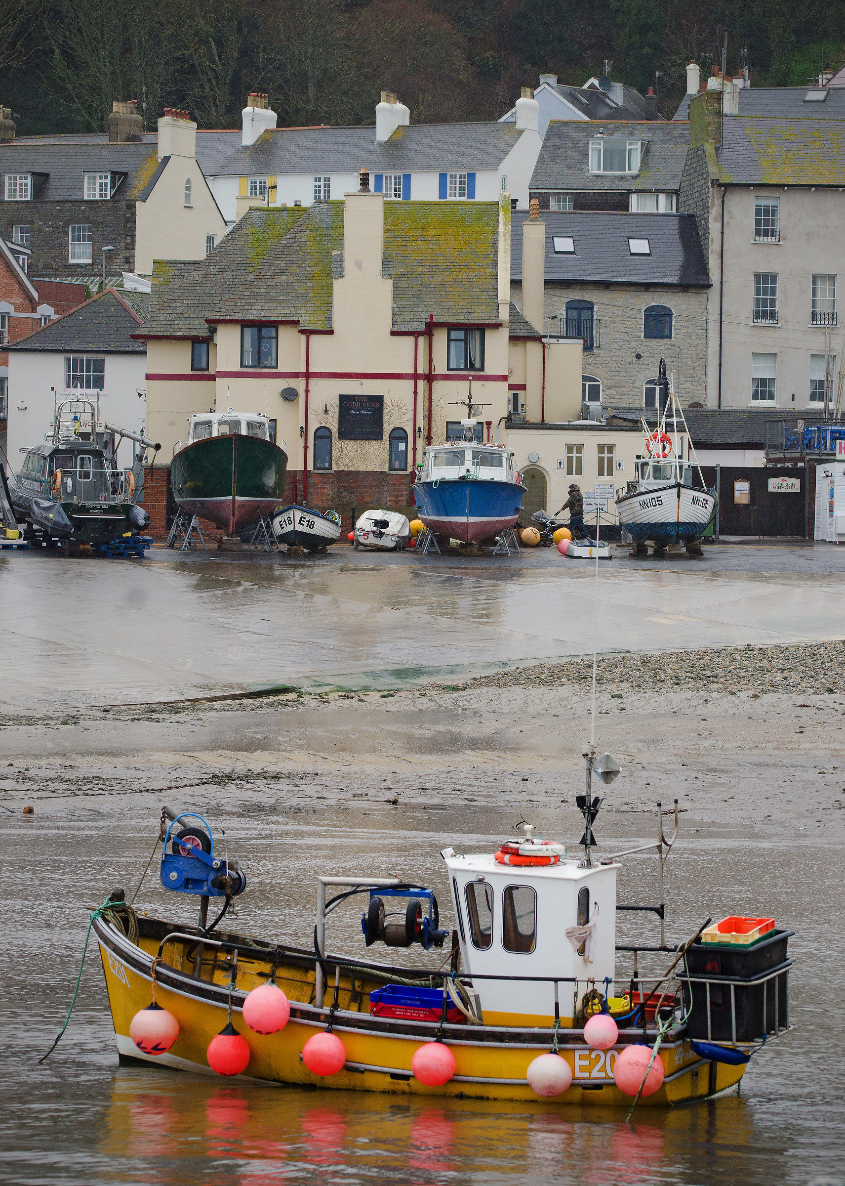 The Fishing Town of Lyme Regis in Winter