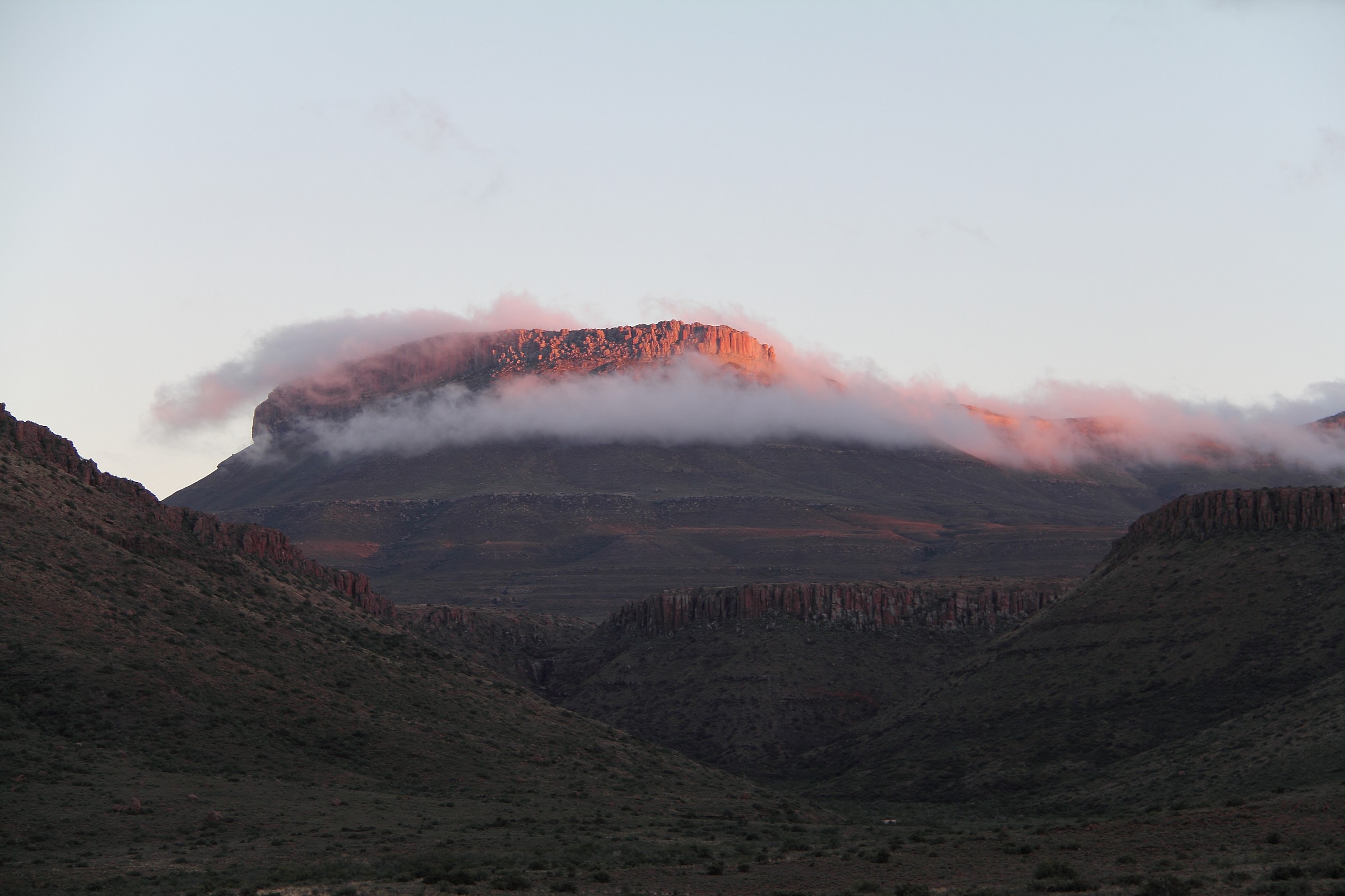 Sunrise over the Karoo.