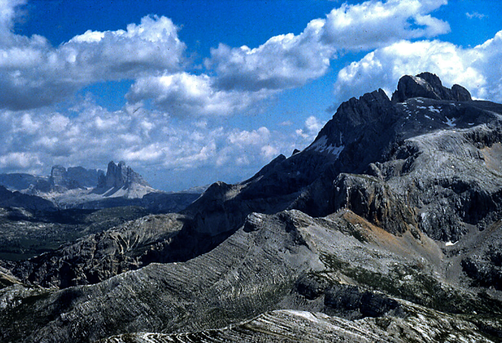 Le tre Cime di Lavaredo dalla Croda del Becco