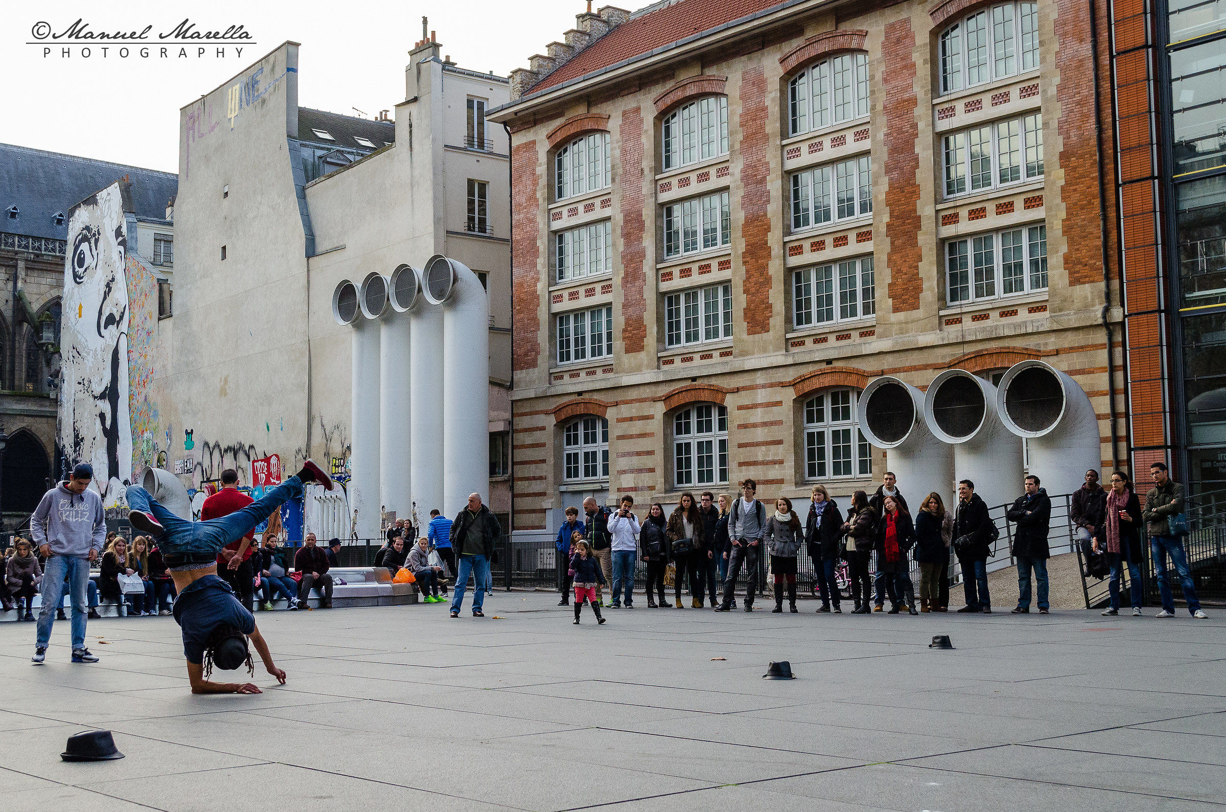 Breakdancing in the Centre Pompidou