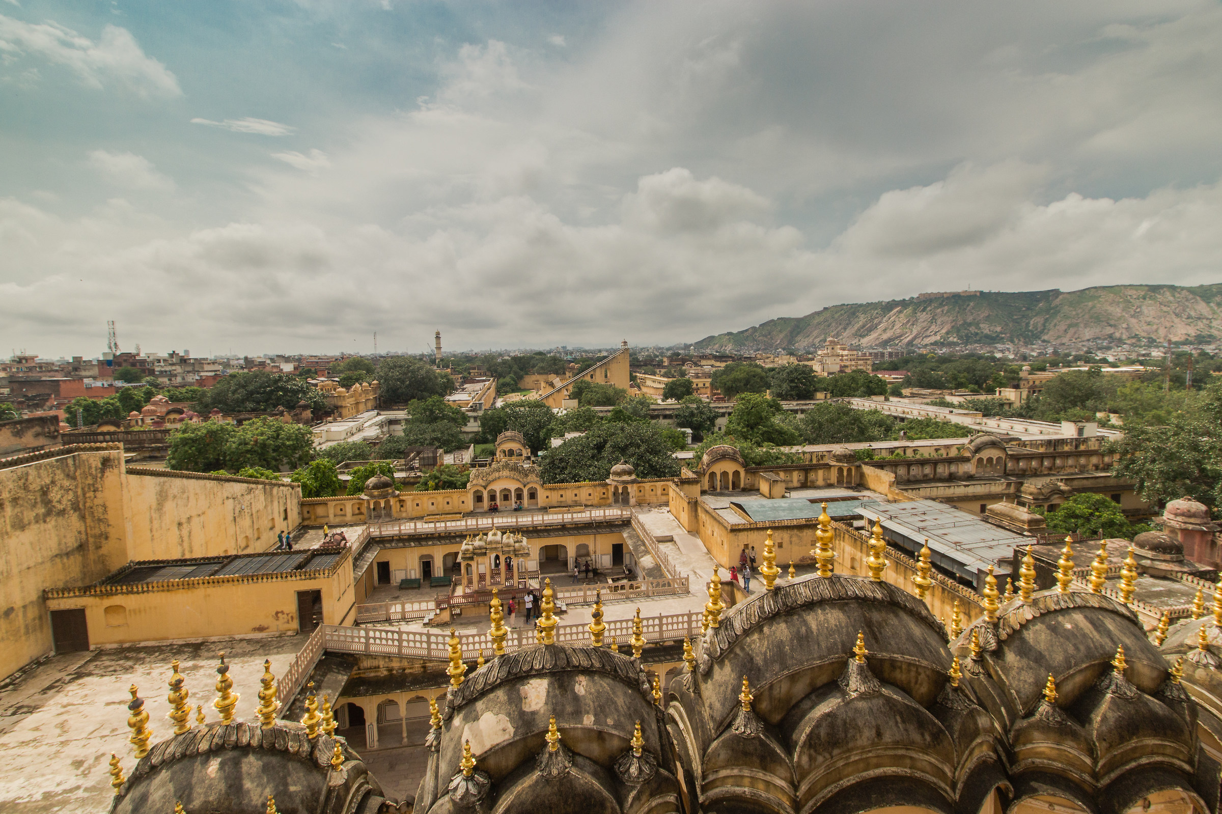 Vista di Jaipur dall'Hawa Mahal