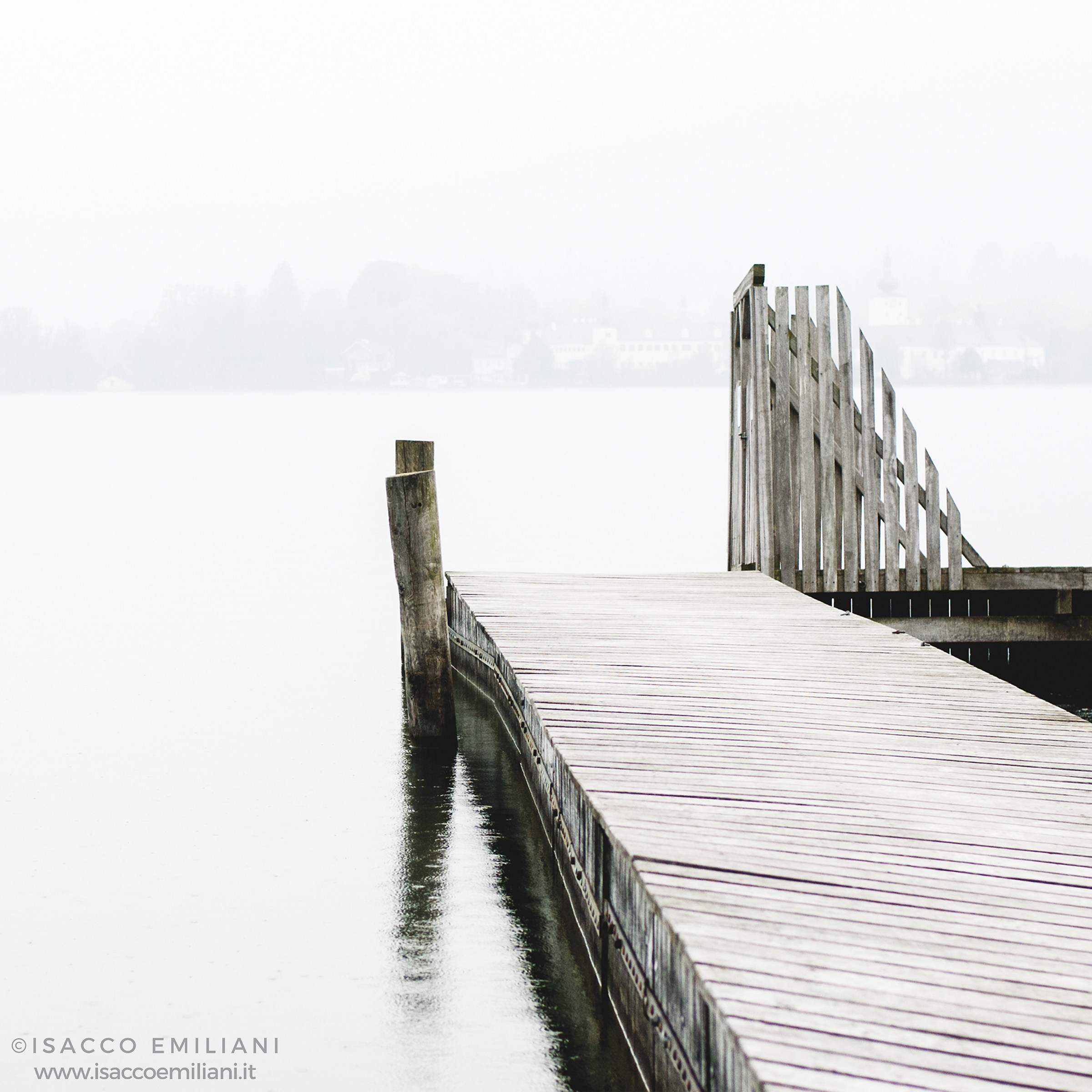 Vista del lago di Gmunden