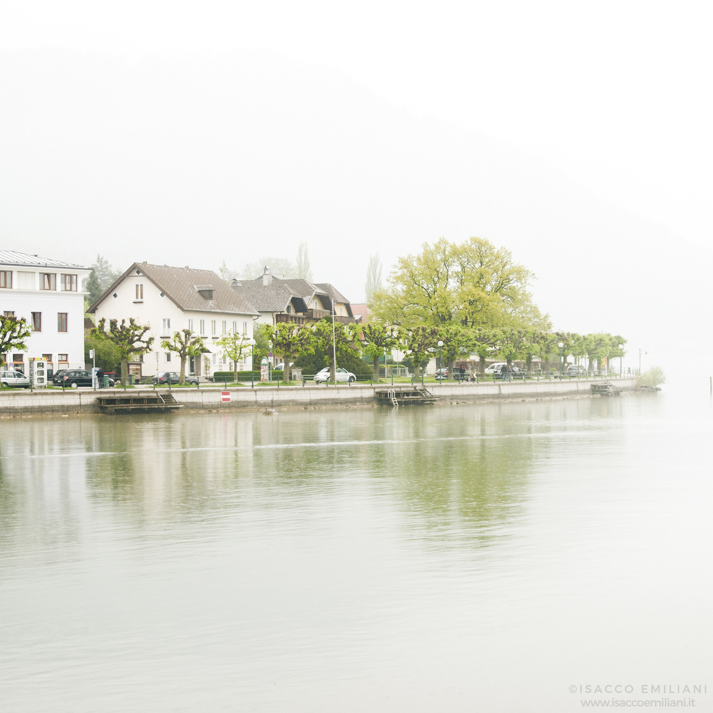 Vista del lago di Gmunden
