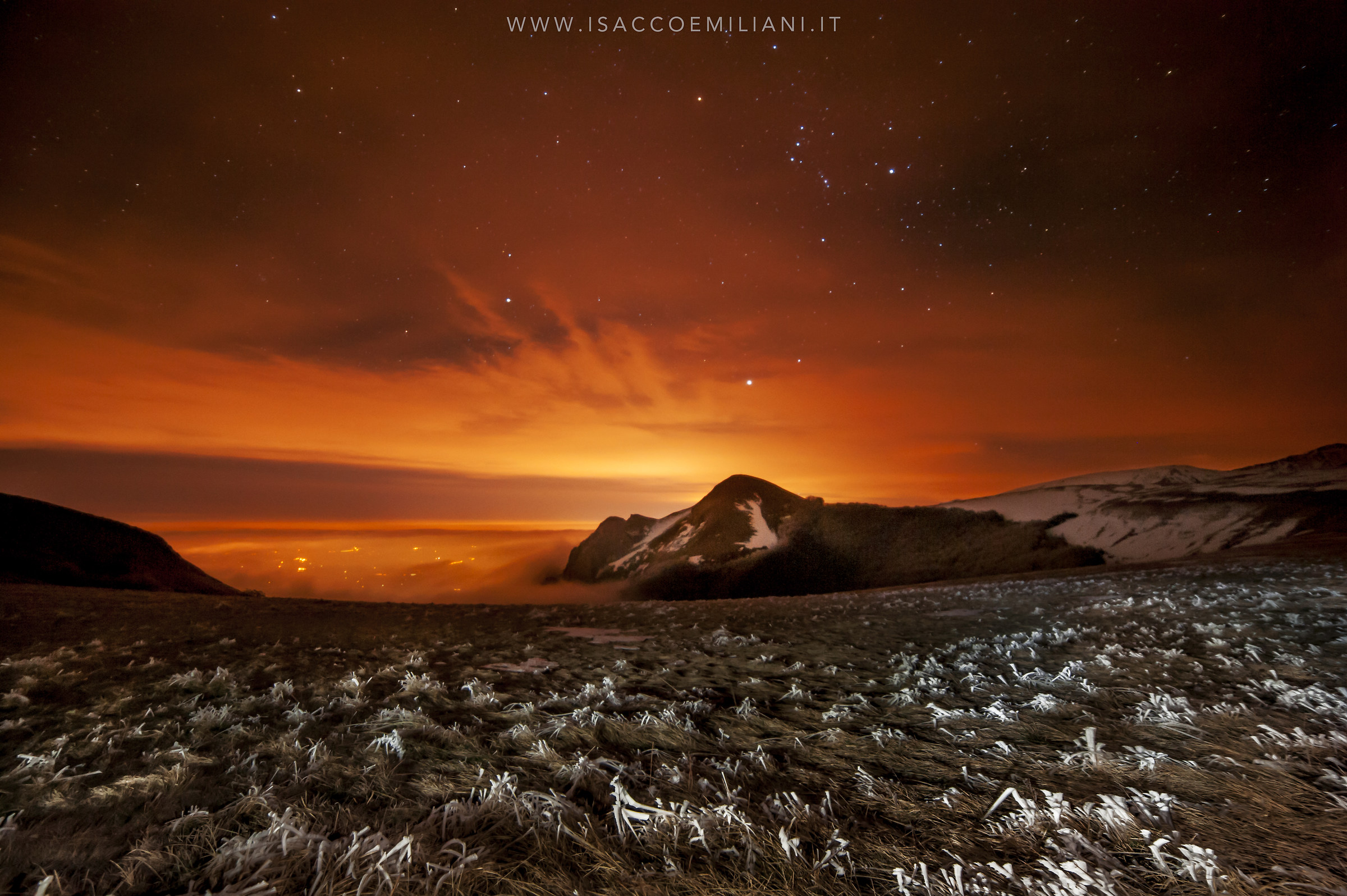Vista glaciale dai Monti Sibillini