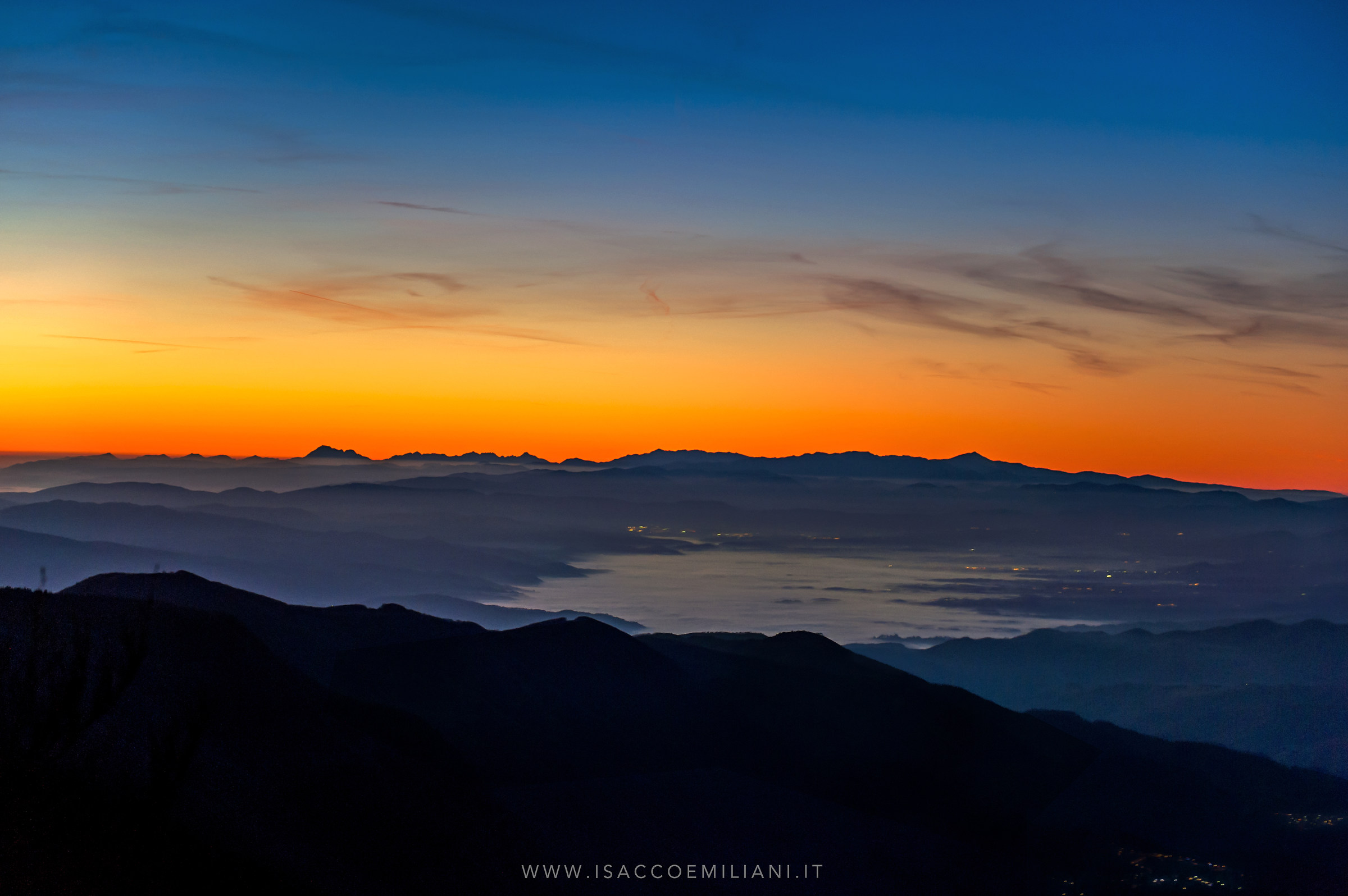 Tramonto da Monte Falco