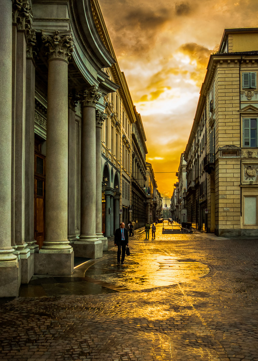 torino al tramonto