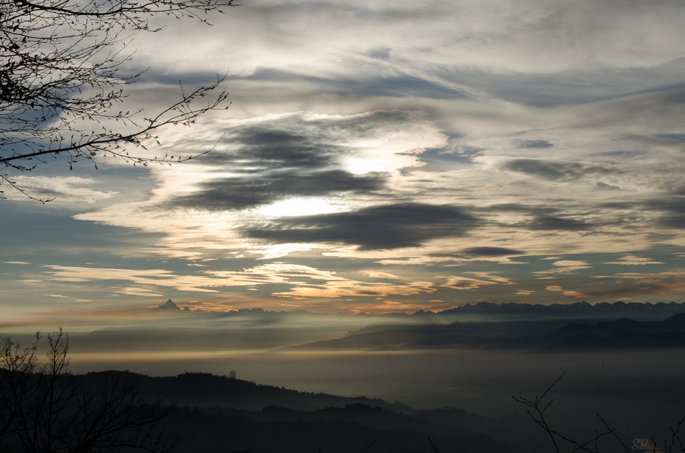 view of Turin from Colle di Superga