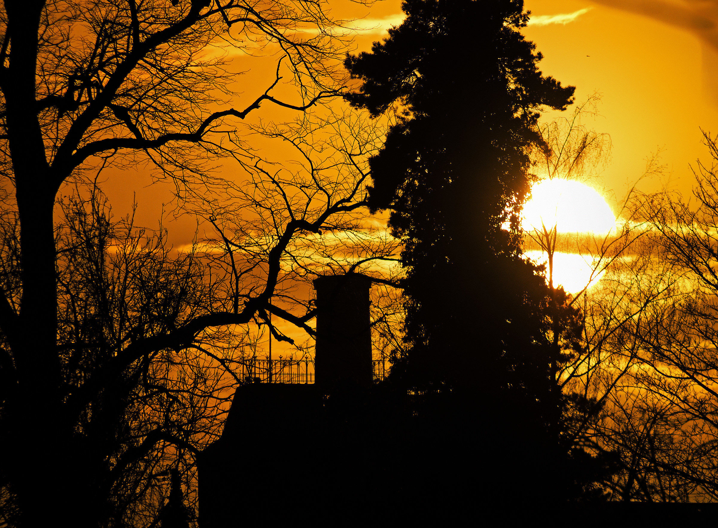 Sunset over Devizes Brewery!