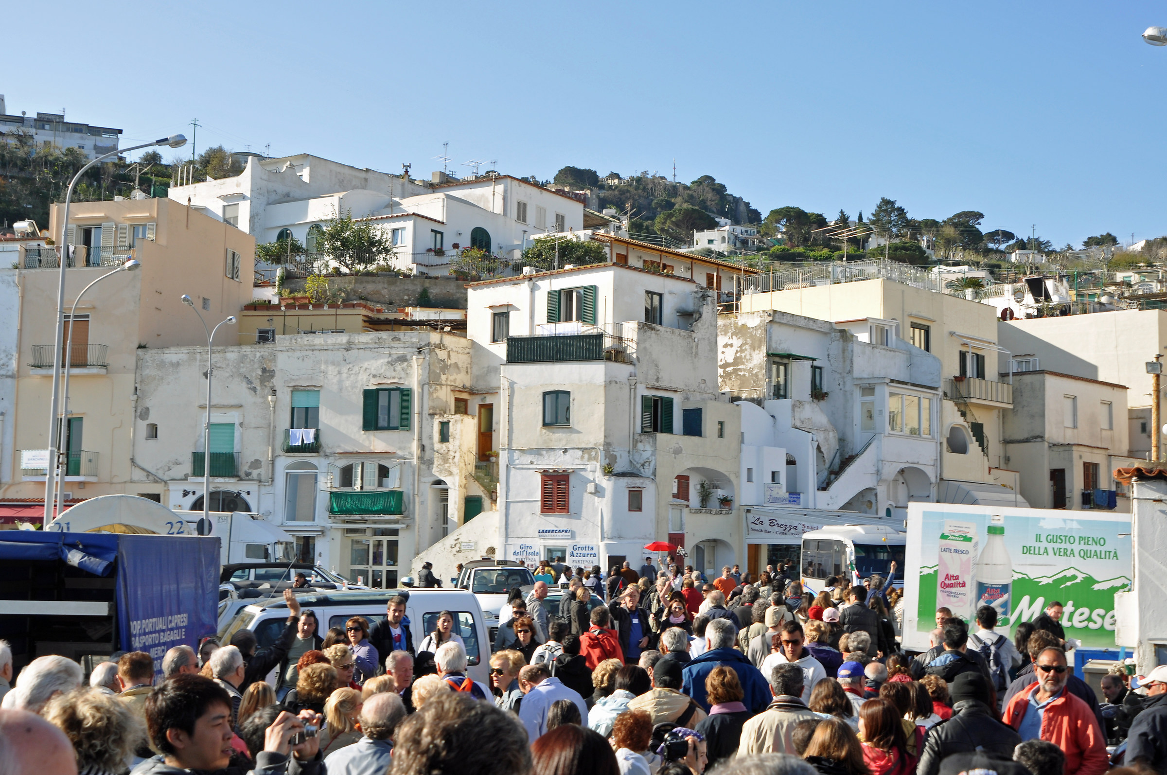 In Capri, however, too many