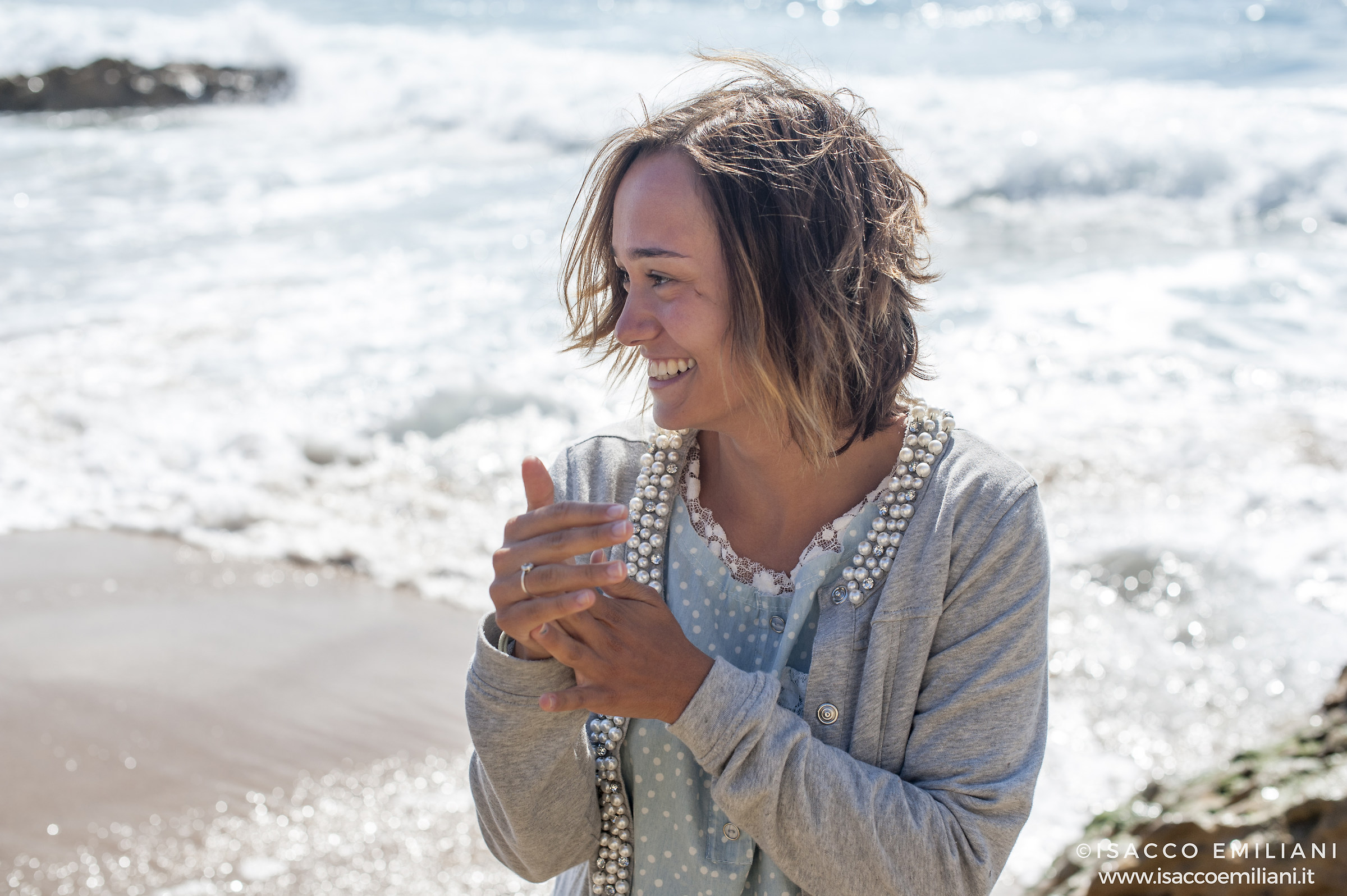 Elena in the Cape Beaches de Roca