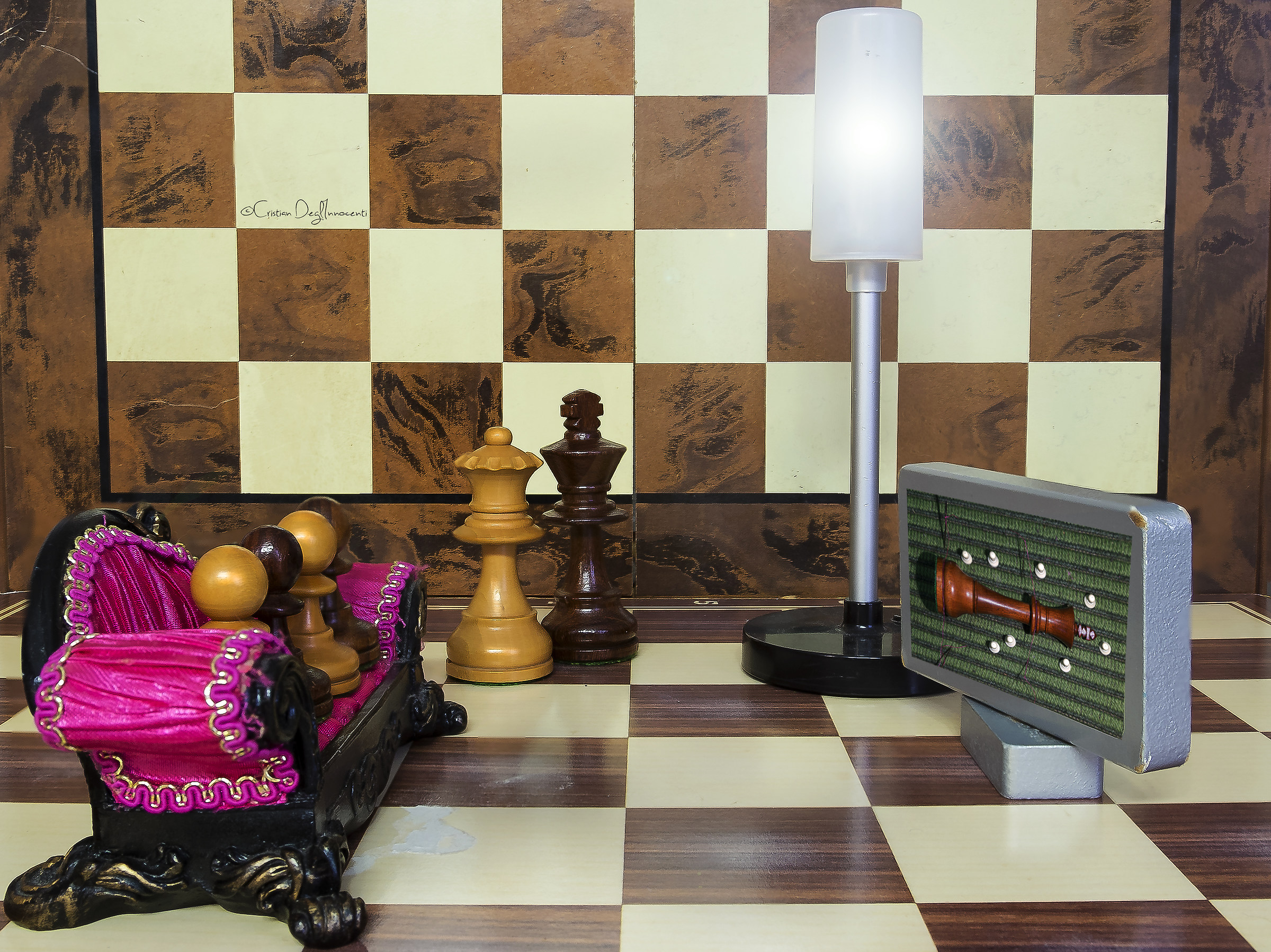 Interracial Family Watching Gulliver