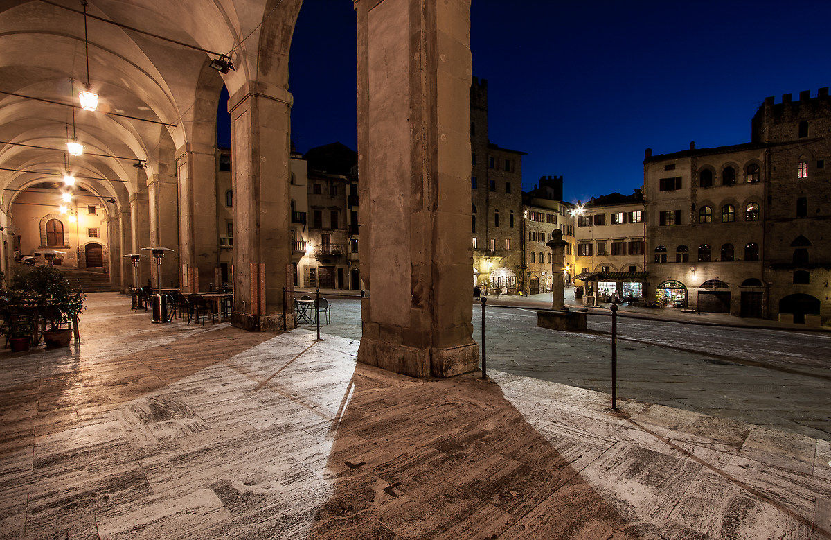 Arezzo in silence ...