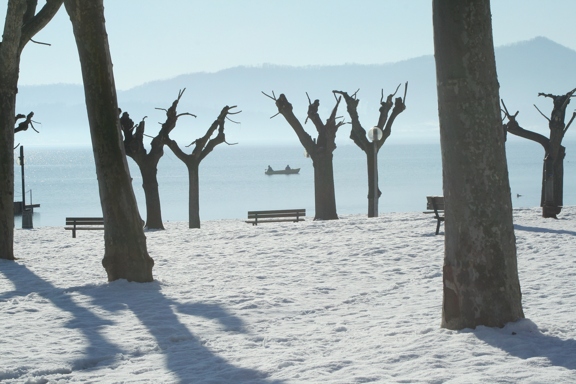 il lago d'inverno