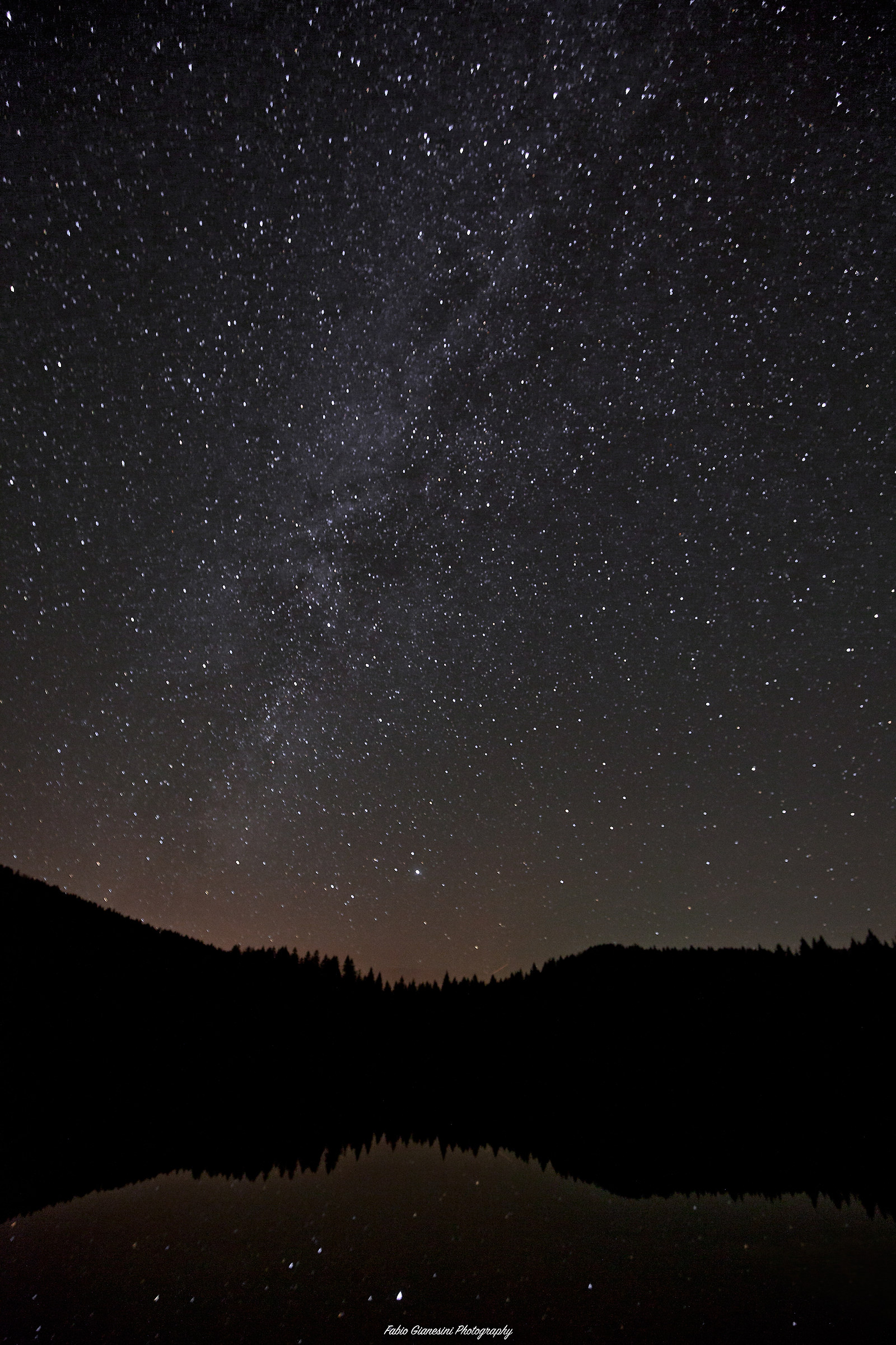 Cielo stellato sopra Fusine