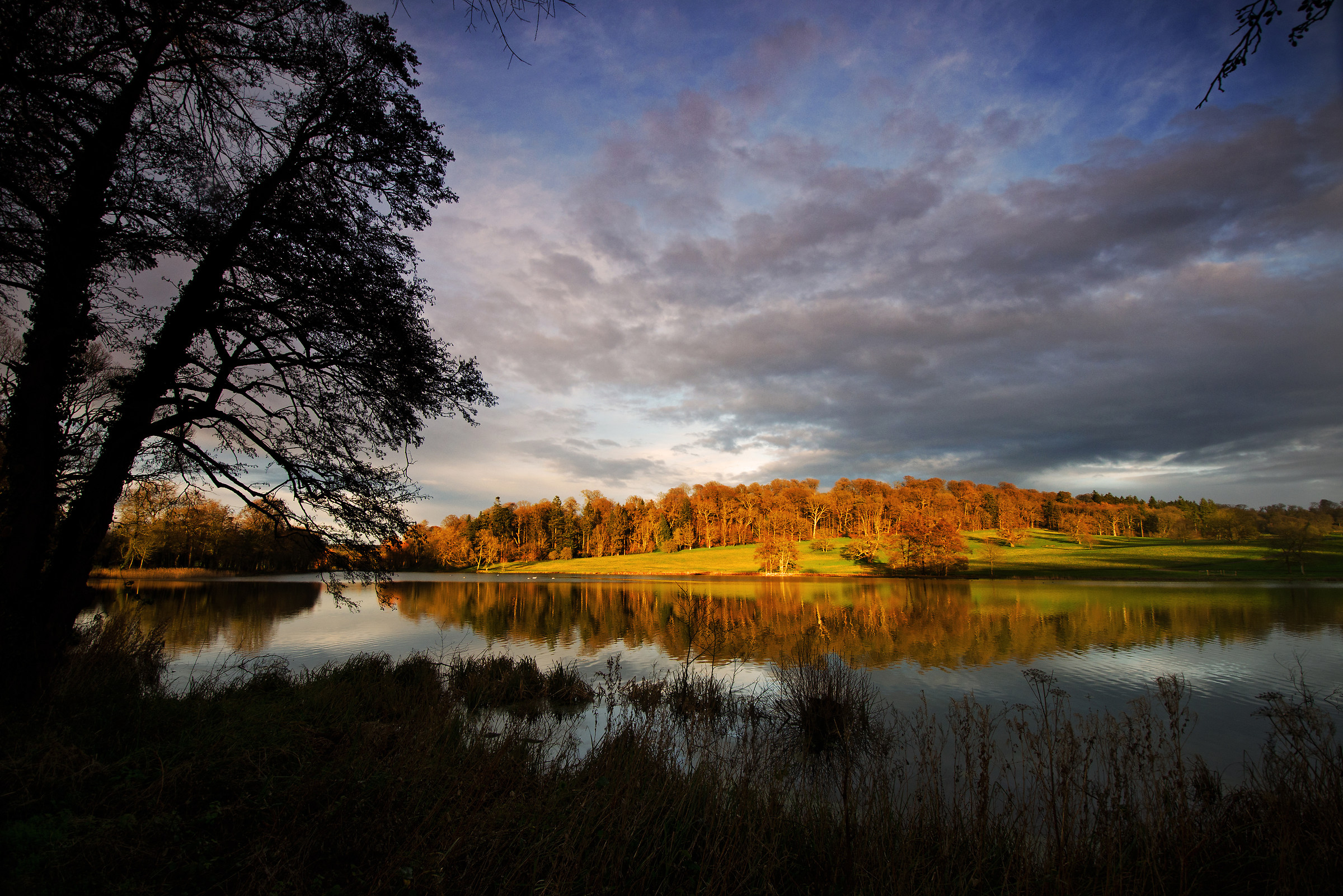Last of the Sunset Light over the Lake