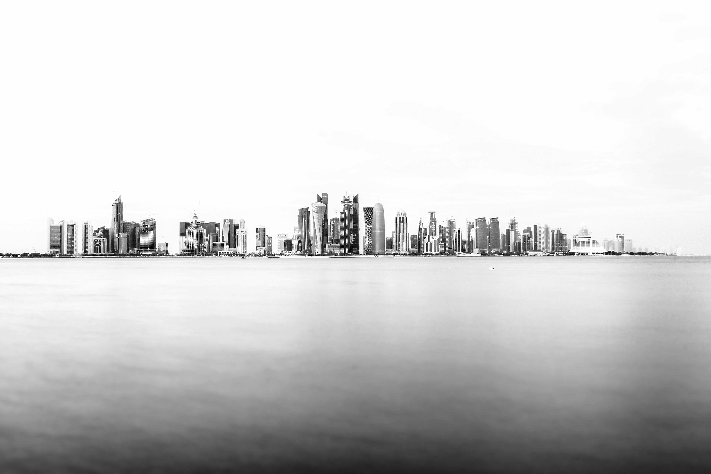 " Doha skyline "