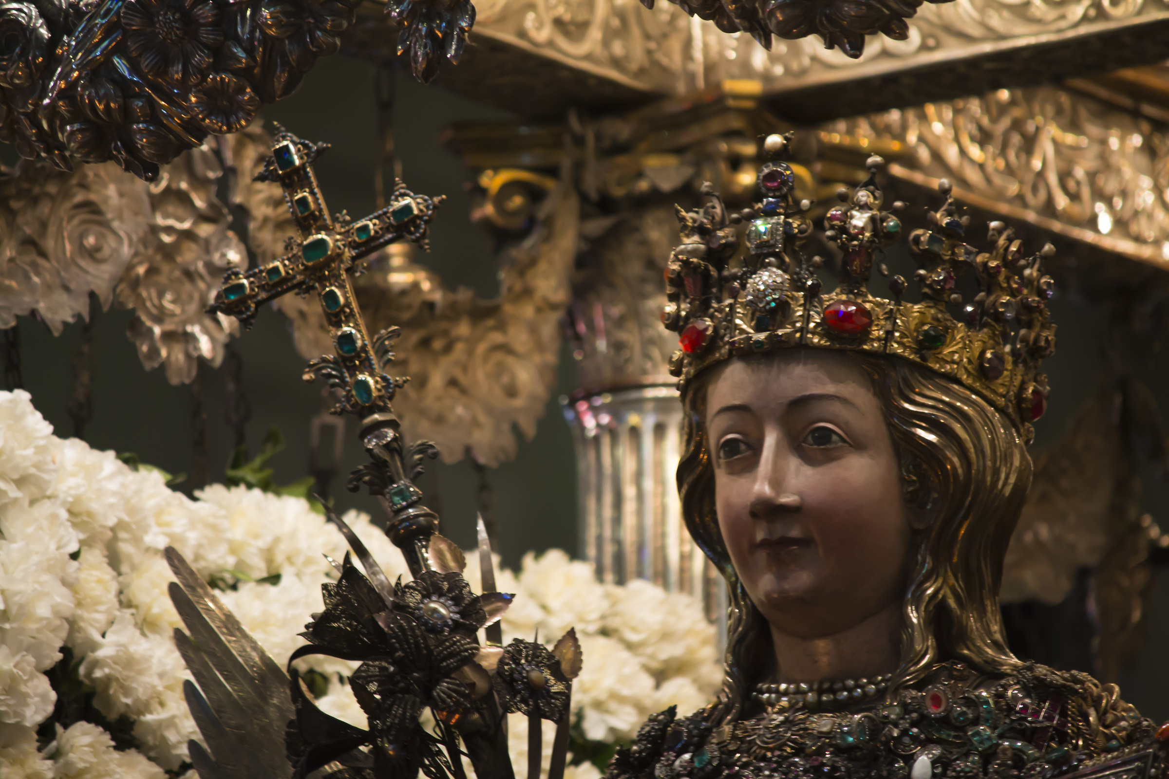 Il viso di sant'Agata