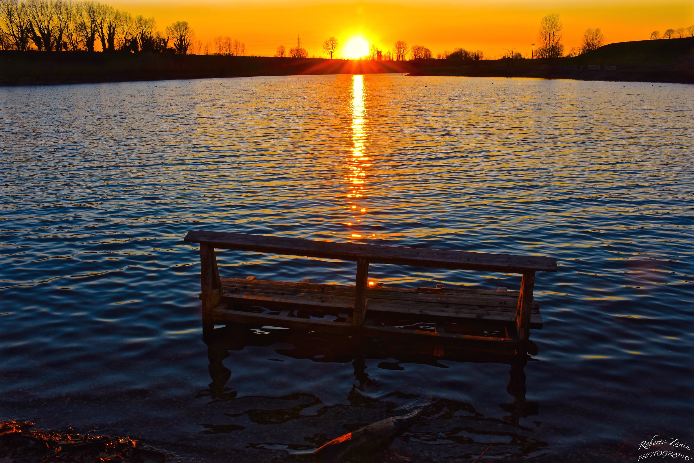 Tramonto di una Panchina....... al tramonto