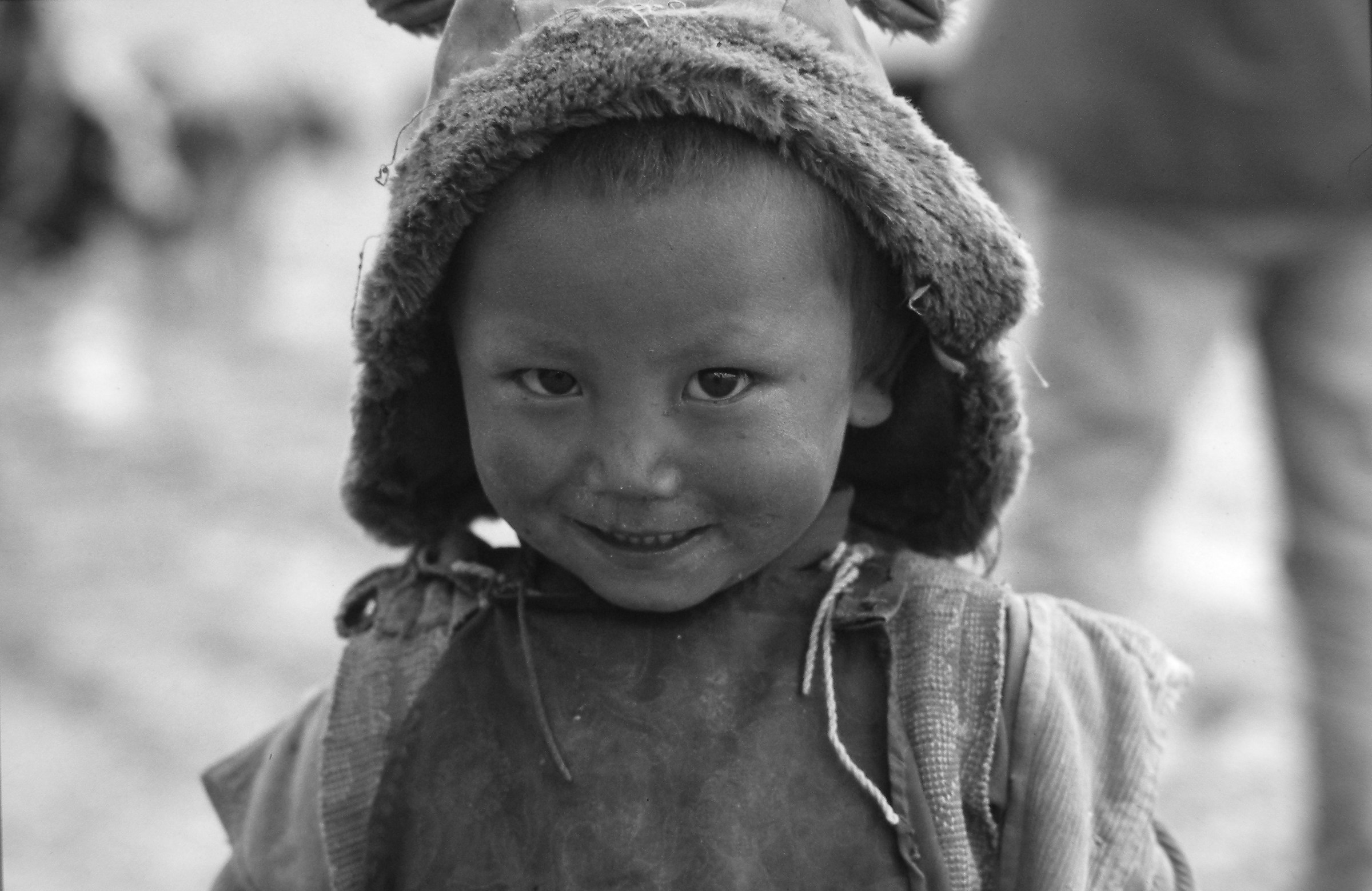 Bambino a Tingri - Tibet - 1985
