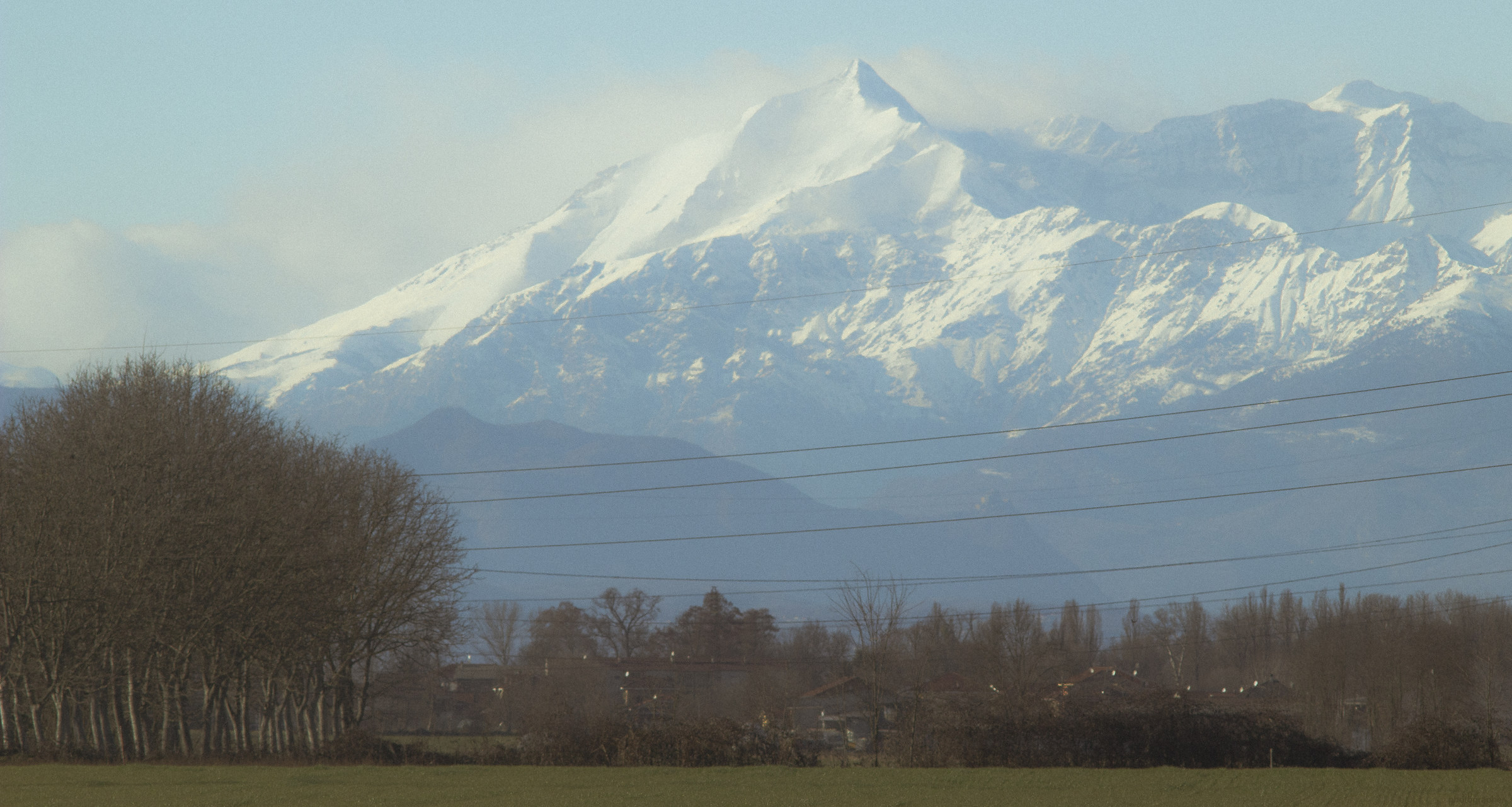 Catena montuosa,a Ovest del Piemonte