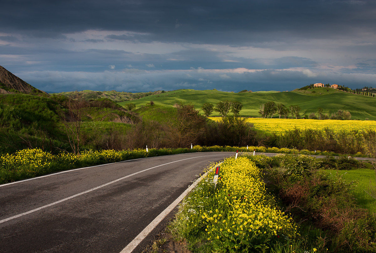 Sulla via per Asciano ...