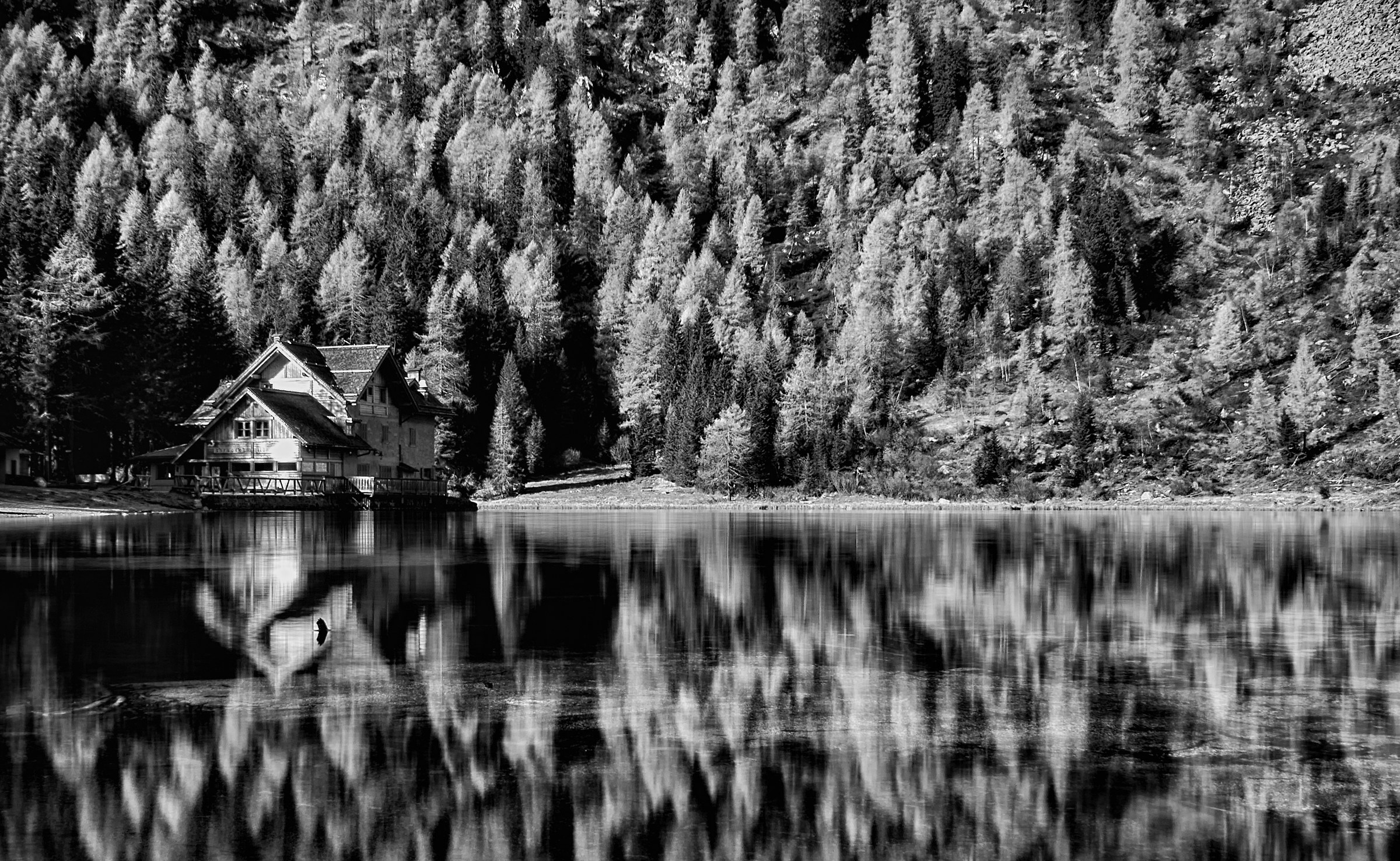 Reflections in Lake Nambino