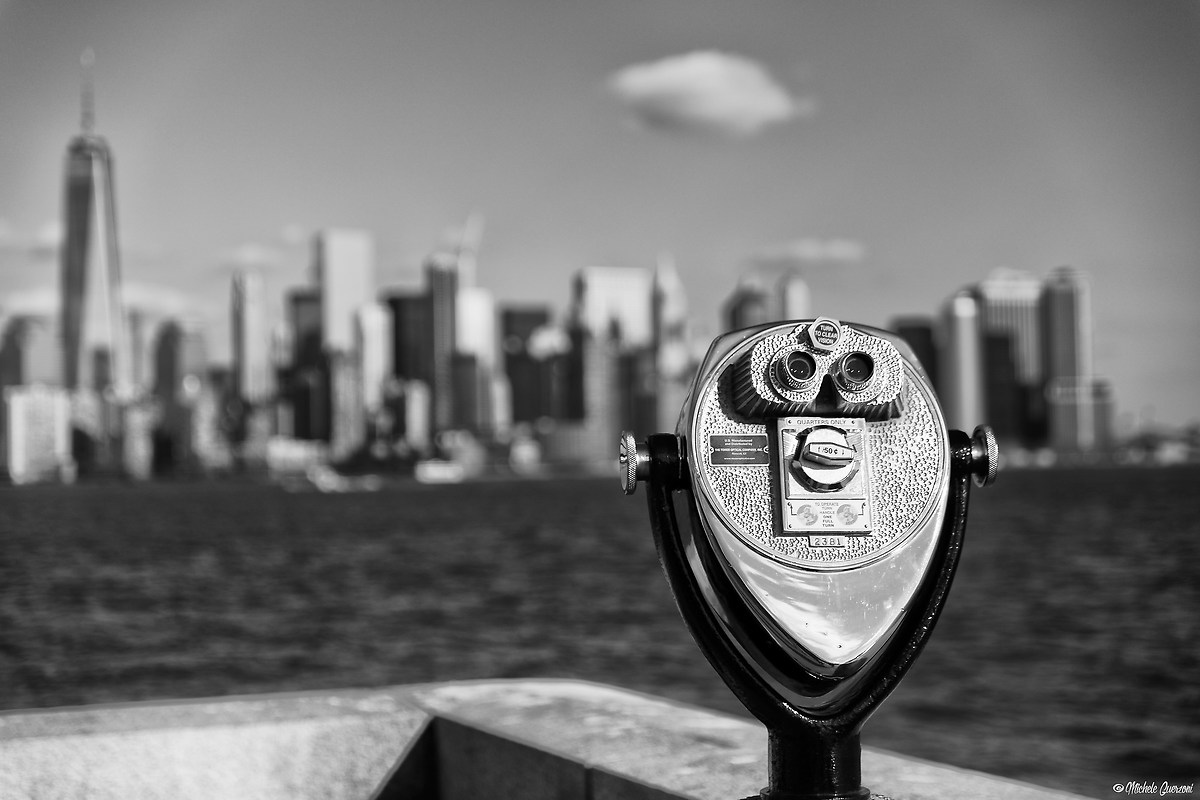 Downtown Manhattan da Ellis Island