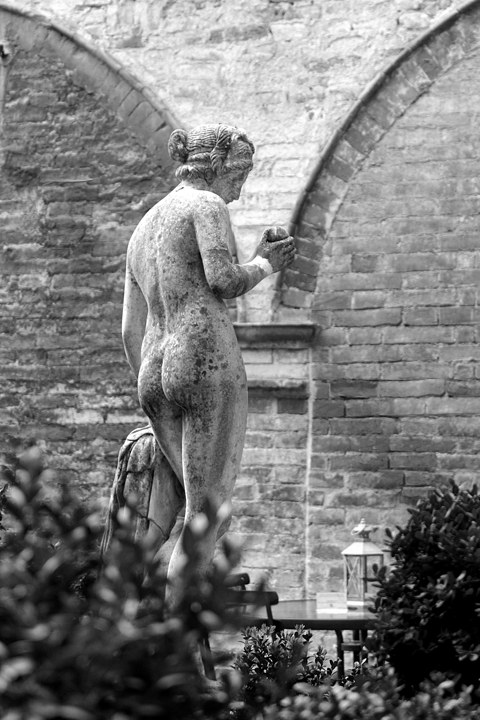 Curve in bianco e nero